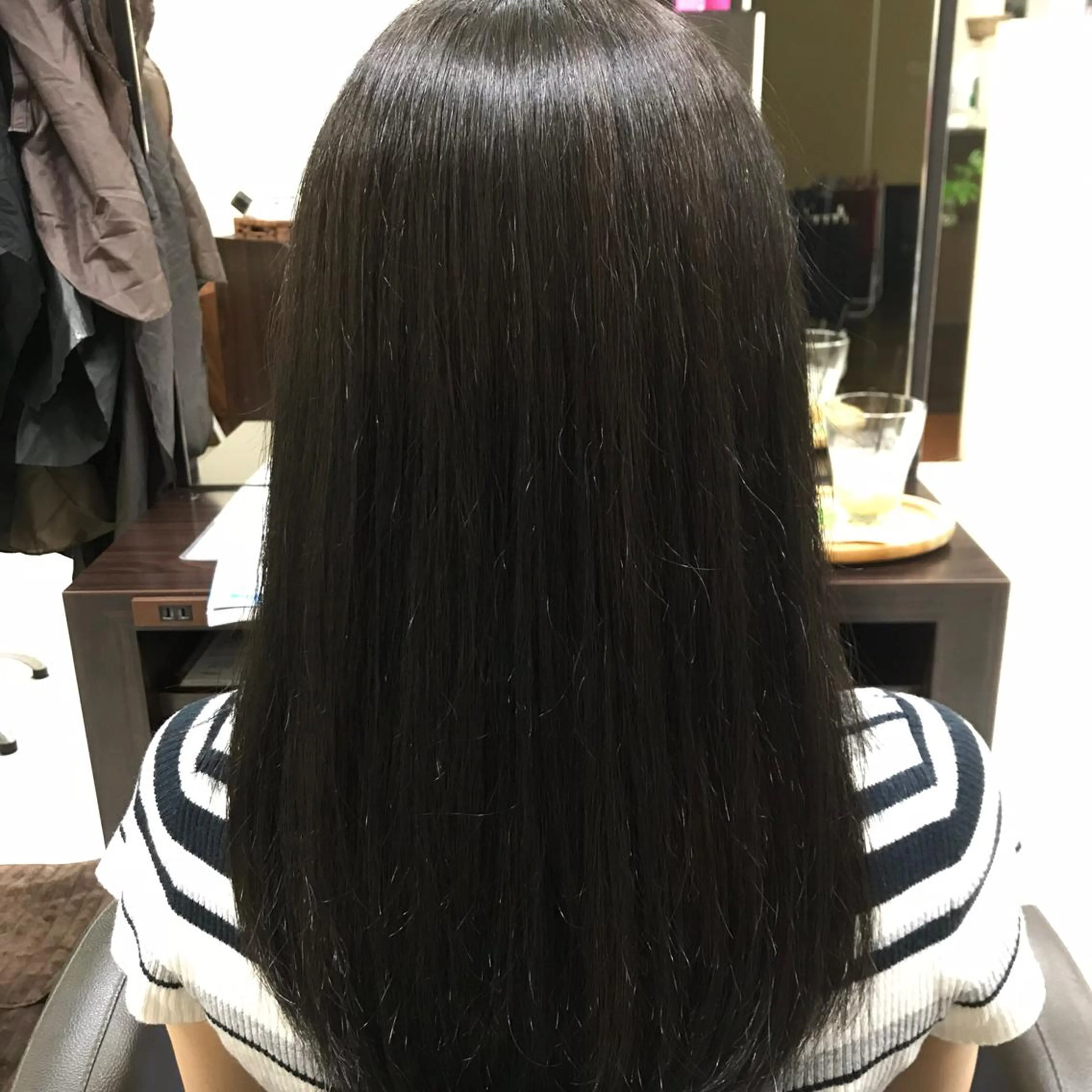 ロング カラー アッシュ ダークアッシュ 【ショートスタイル】 志波李空のヘアスタイル