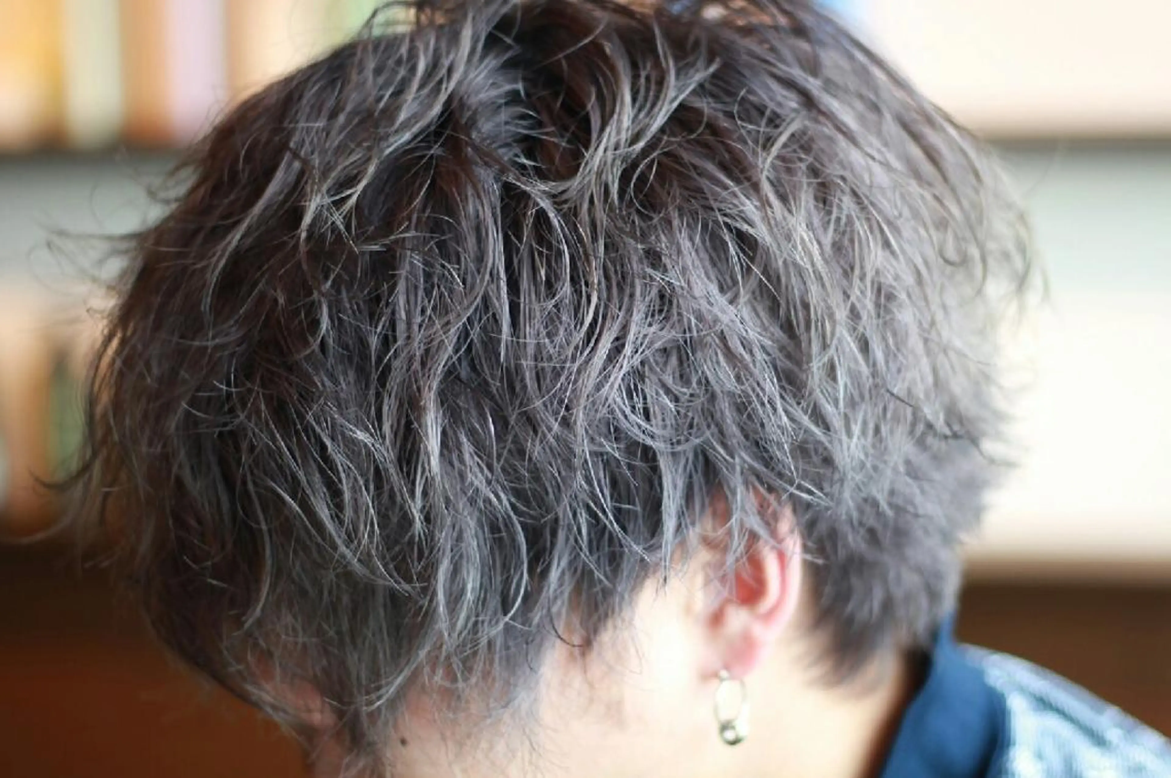 メンズ カラー アッシュ シルバー シルバーアッシュ バイオレットカラー バイオレットアッシュ ❣️韓国レイヤー ❣️渡部晃輝のヘアスタイル