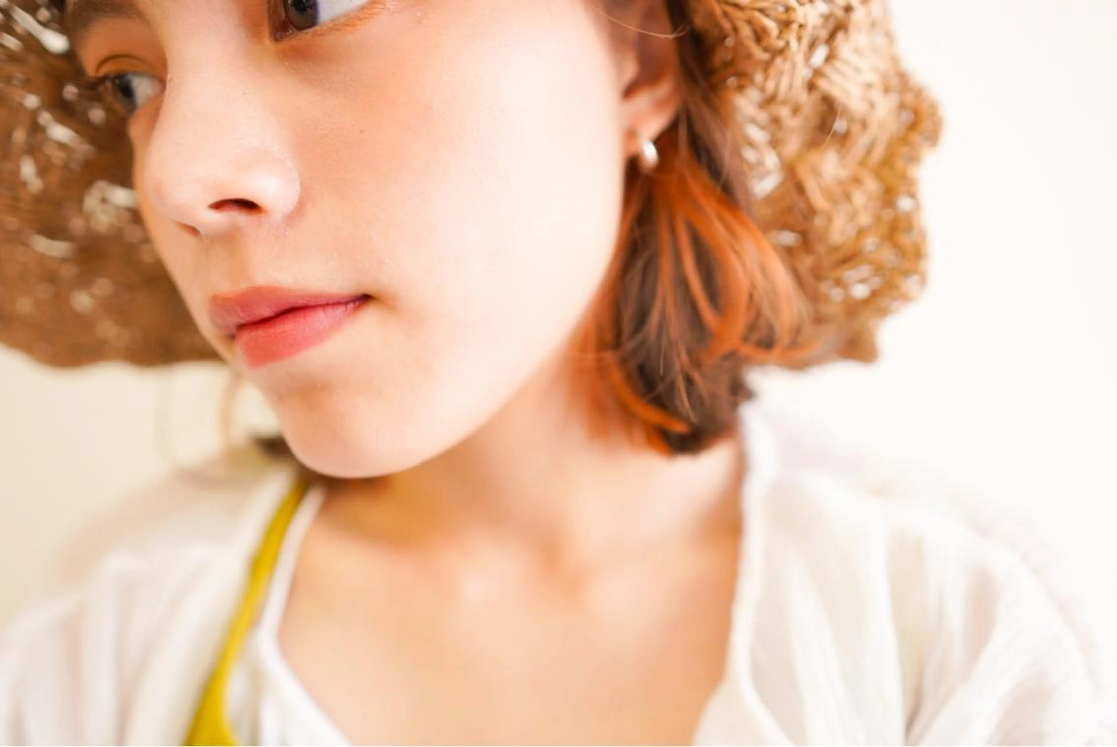 ショート カラー 顔周りレイヤー/韓国 ブリーチminamiのヘアスタイル