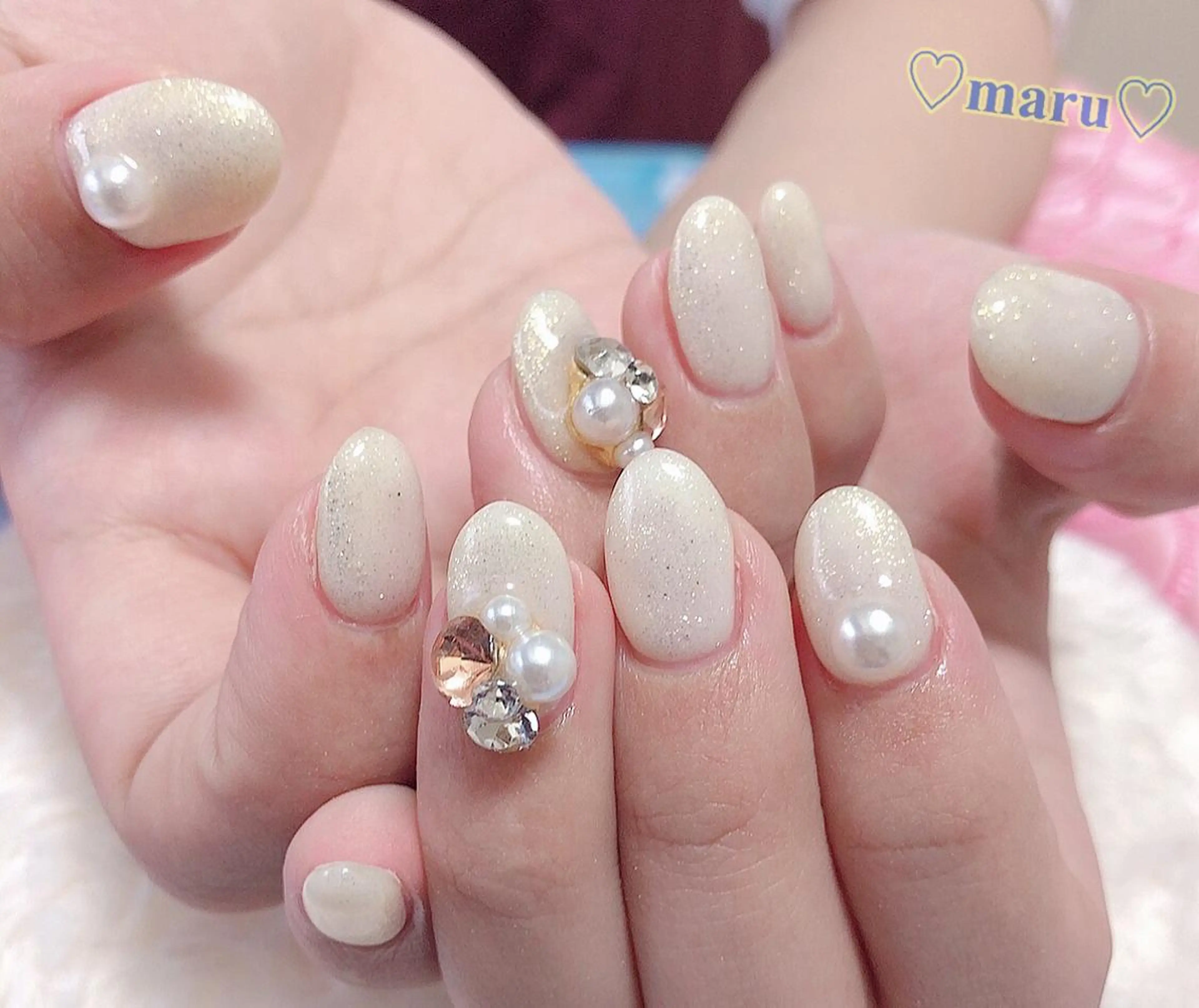 ネイル ハンドネイル フットネイル まるみ ♡のネイルデザイン