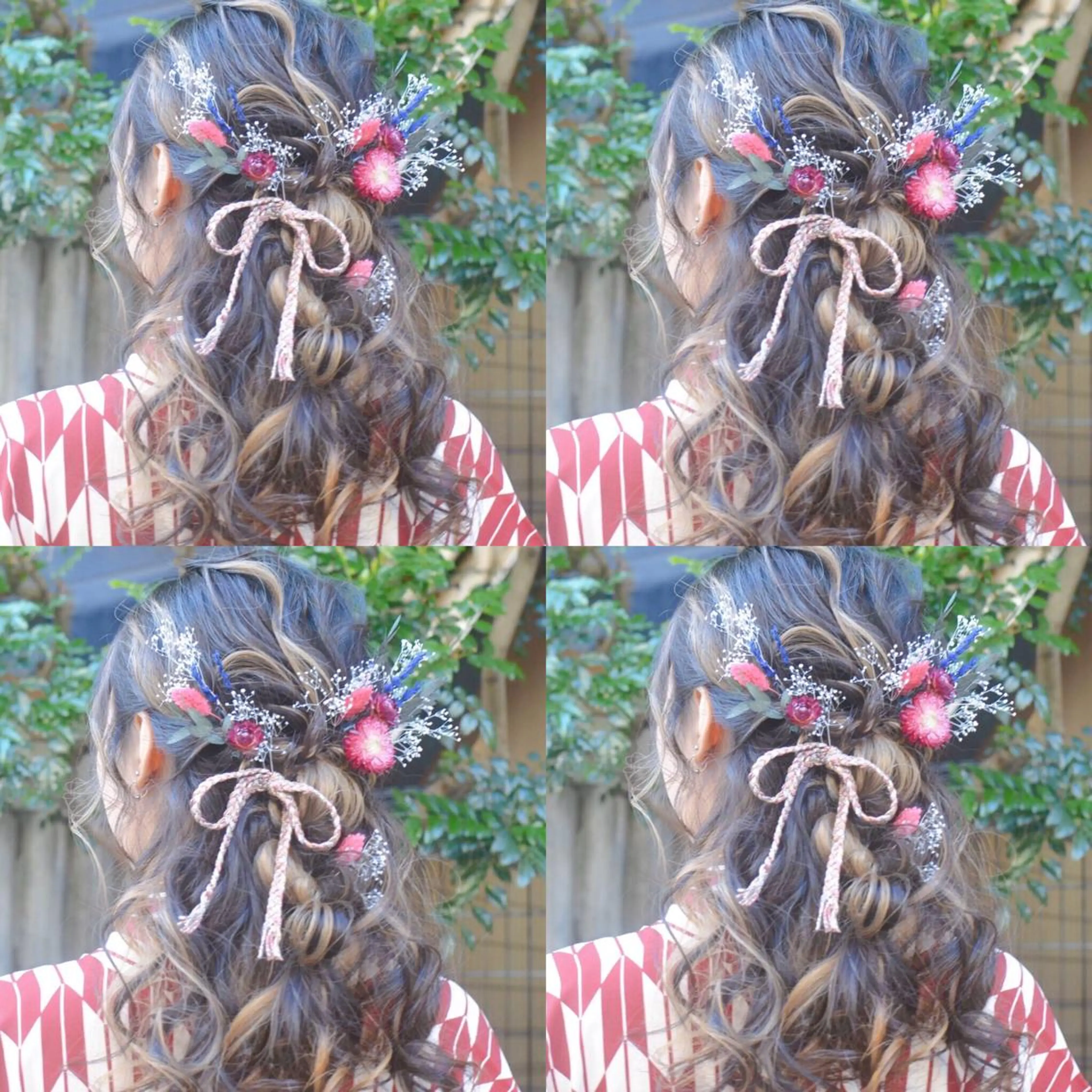 セミロング ヘアアレンジ ハーフアップ 🌷MAYU 🌷のヘアスタイル