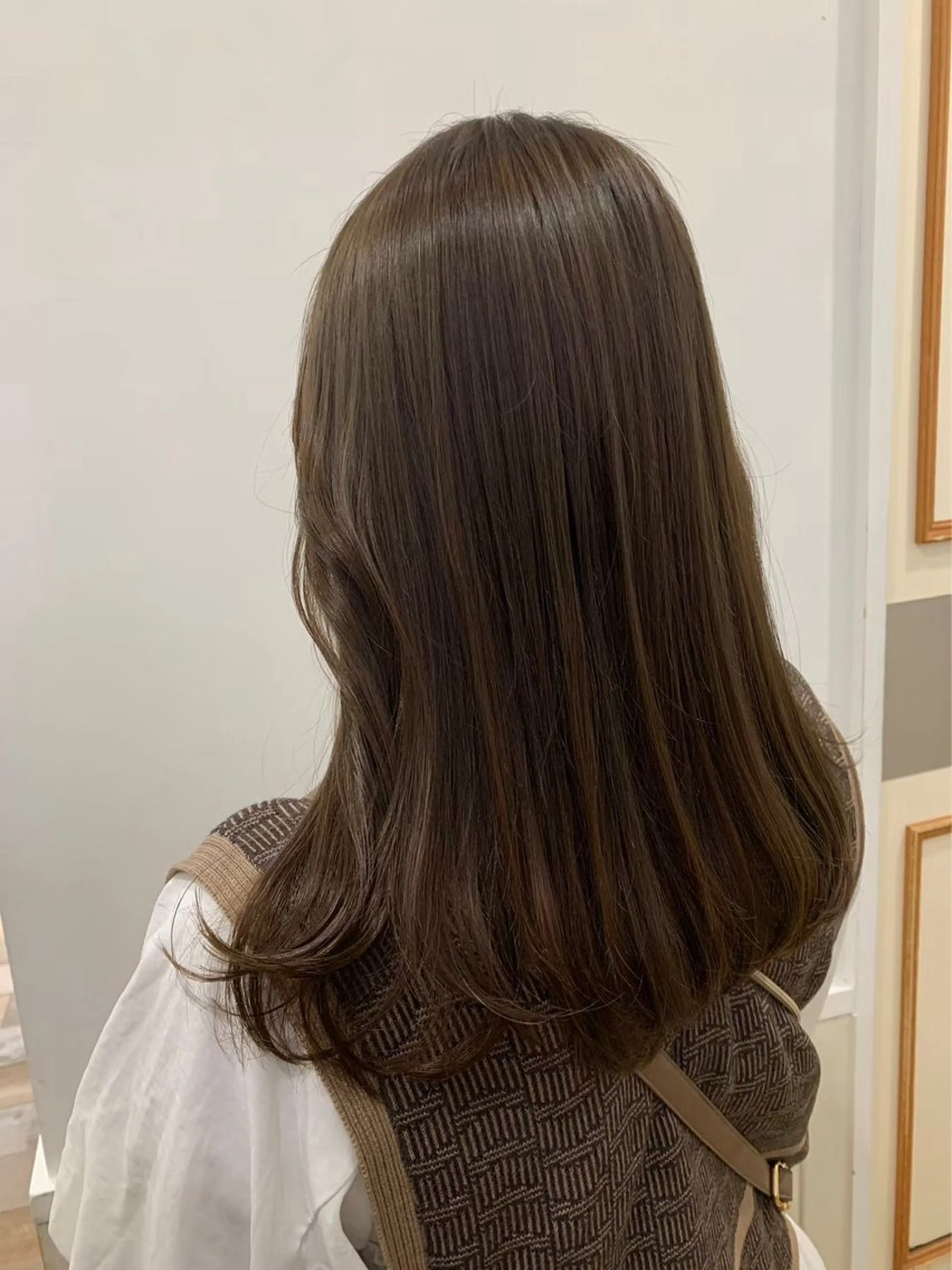 セミロング カラー 韓国ヘア ‎⟡.·KANA🐥のヘアスタイル