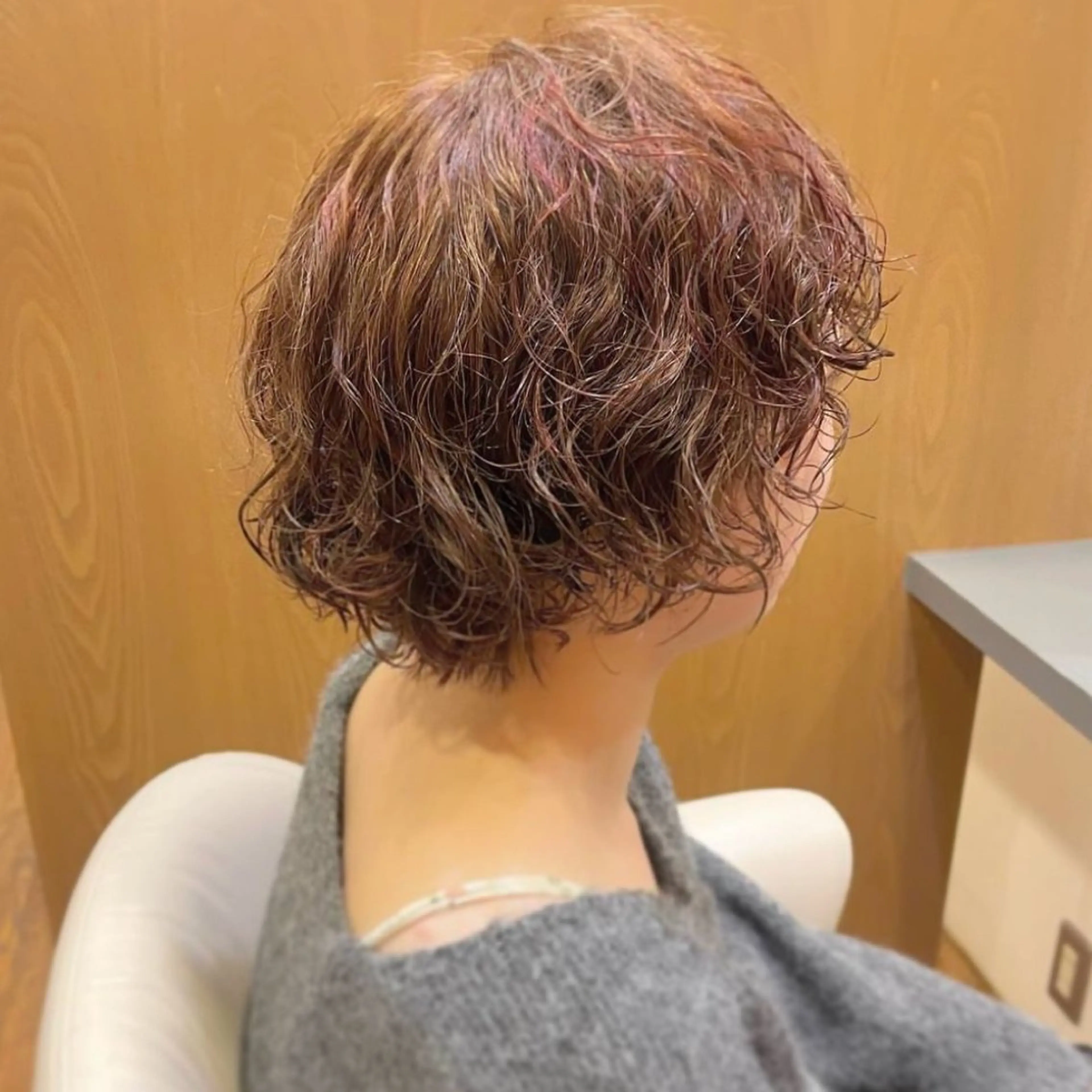 ショート カラー ヘアカラー 朝野 美華/暖色カラーのヘアスタイル