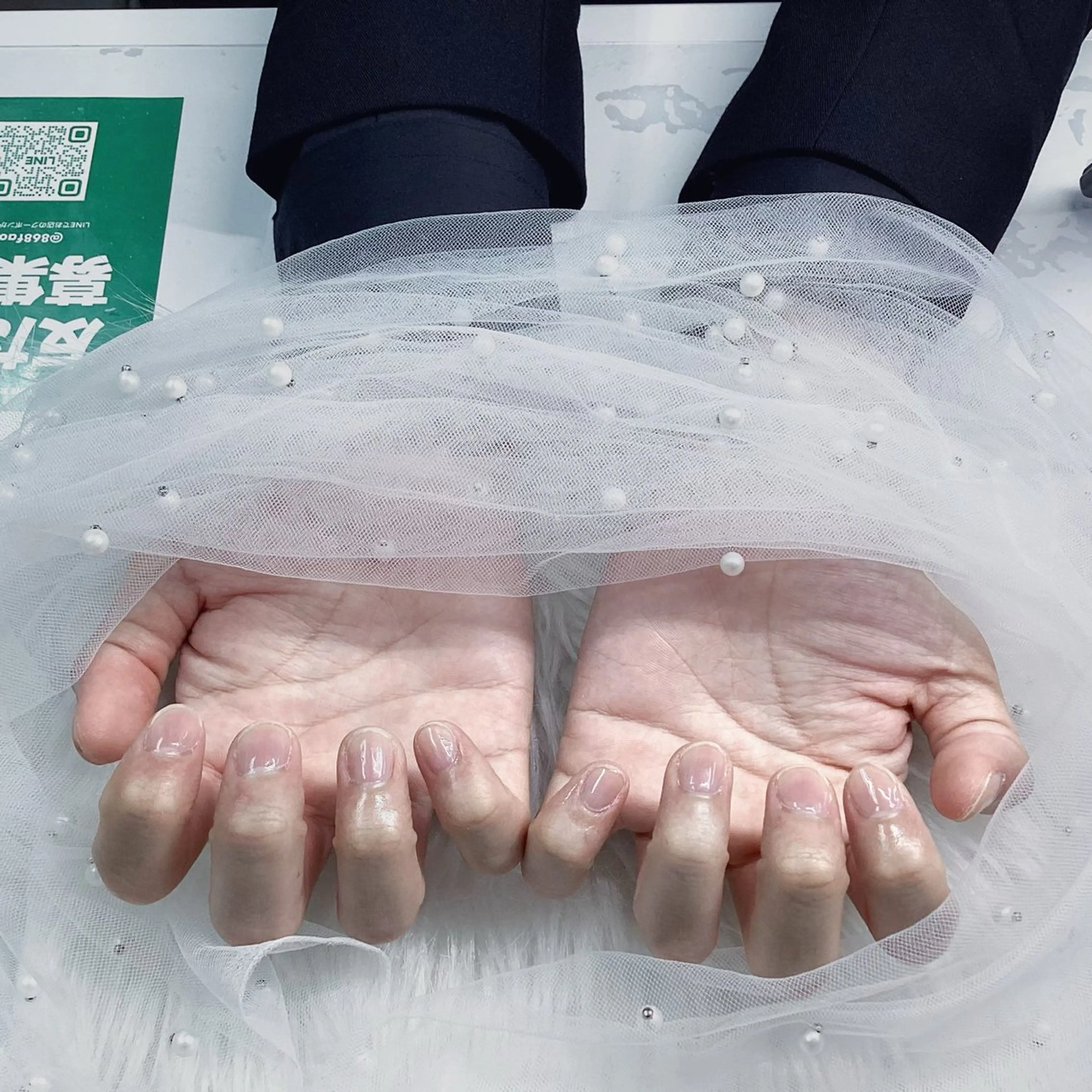 ショート パーツ全部¥110 サロンミミのネイルデザイン