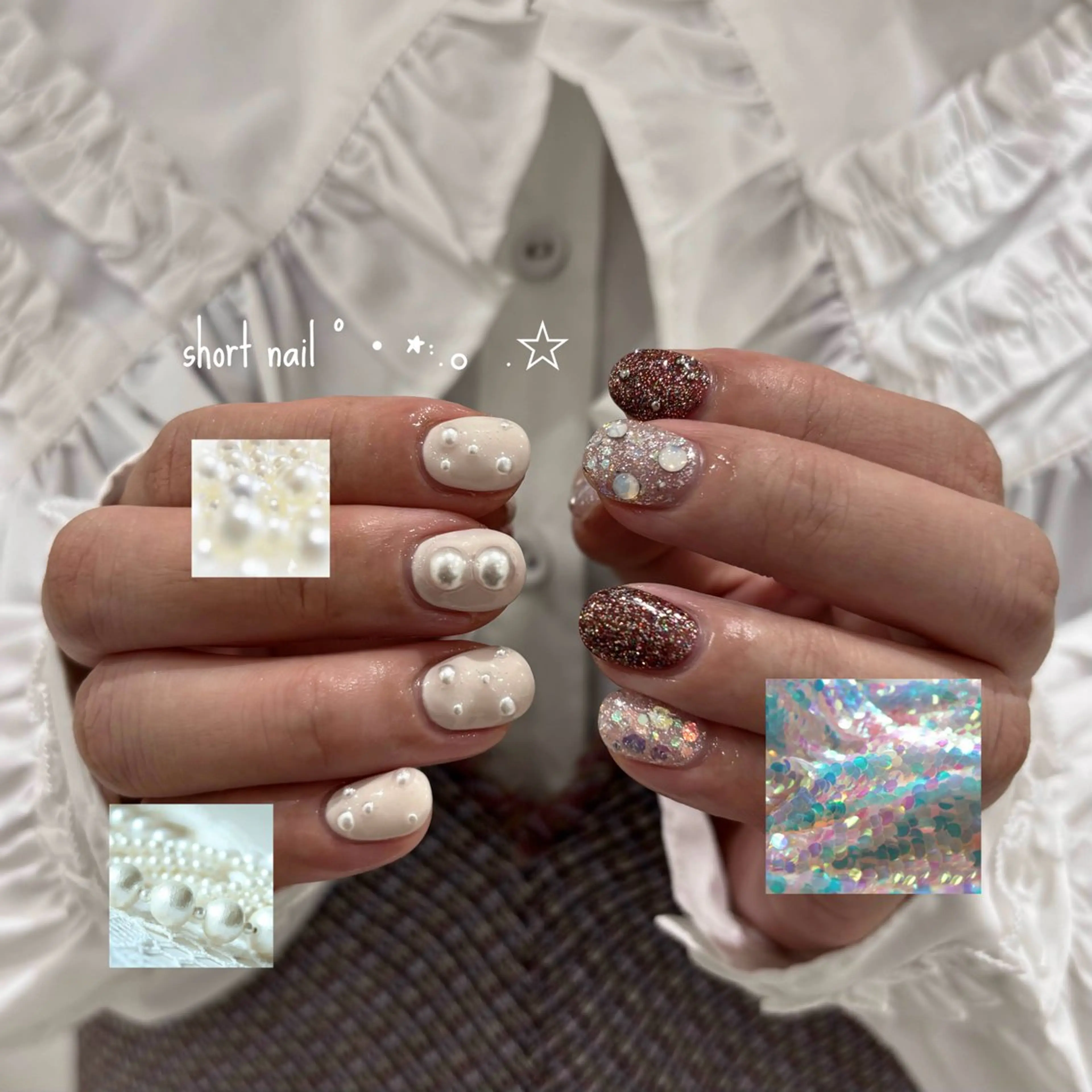 ネイル ラメ(グリッター) HIDENO 【パラジェル専門店】のネイルデザイン