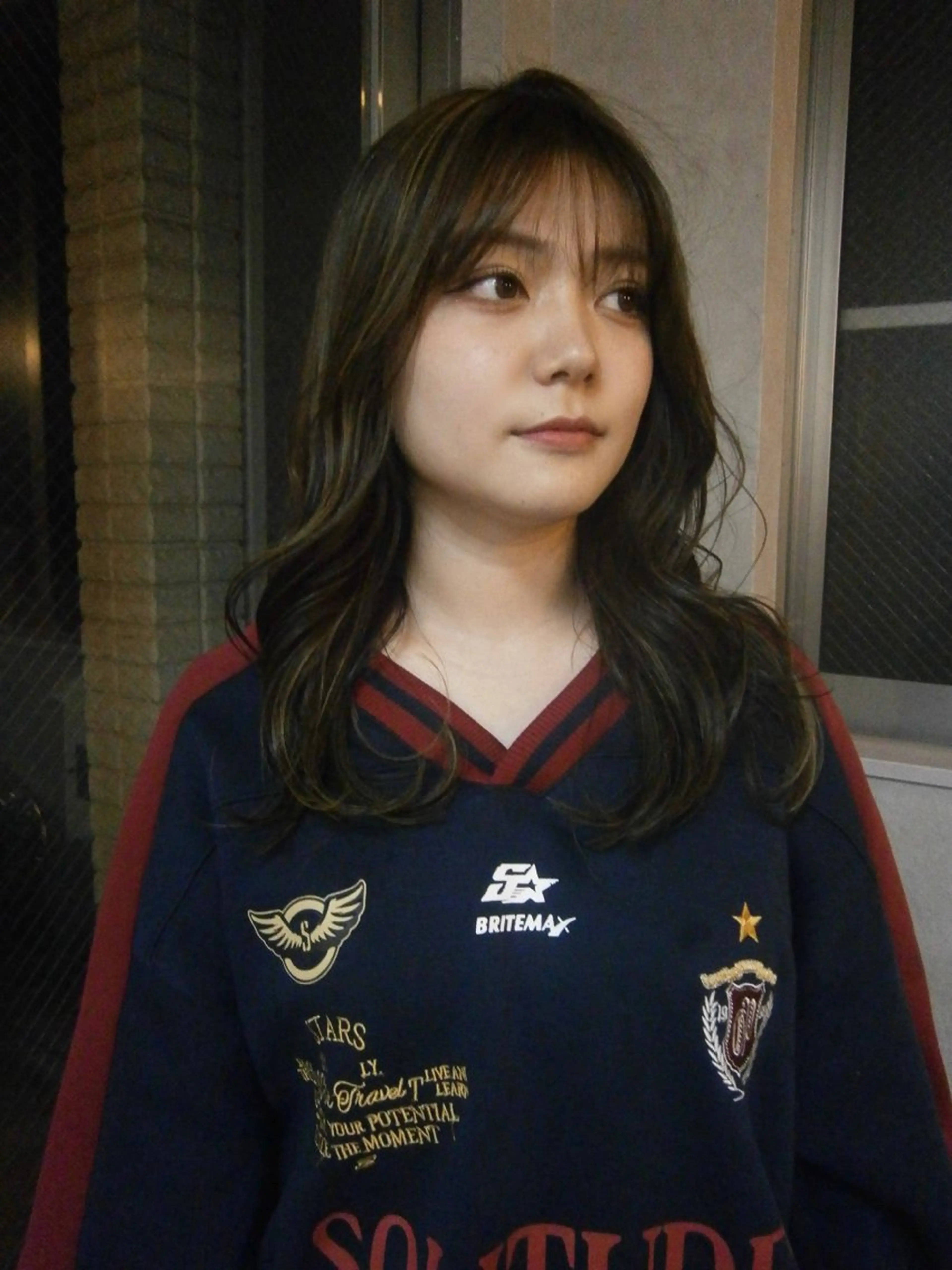 セミロング カラー ブリーチ ハイライトカラー ハイライト ere 代々木公園所属・みほ/ニュアンス/ モード/艶カラーのヘアスタイル