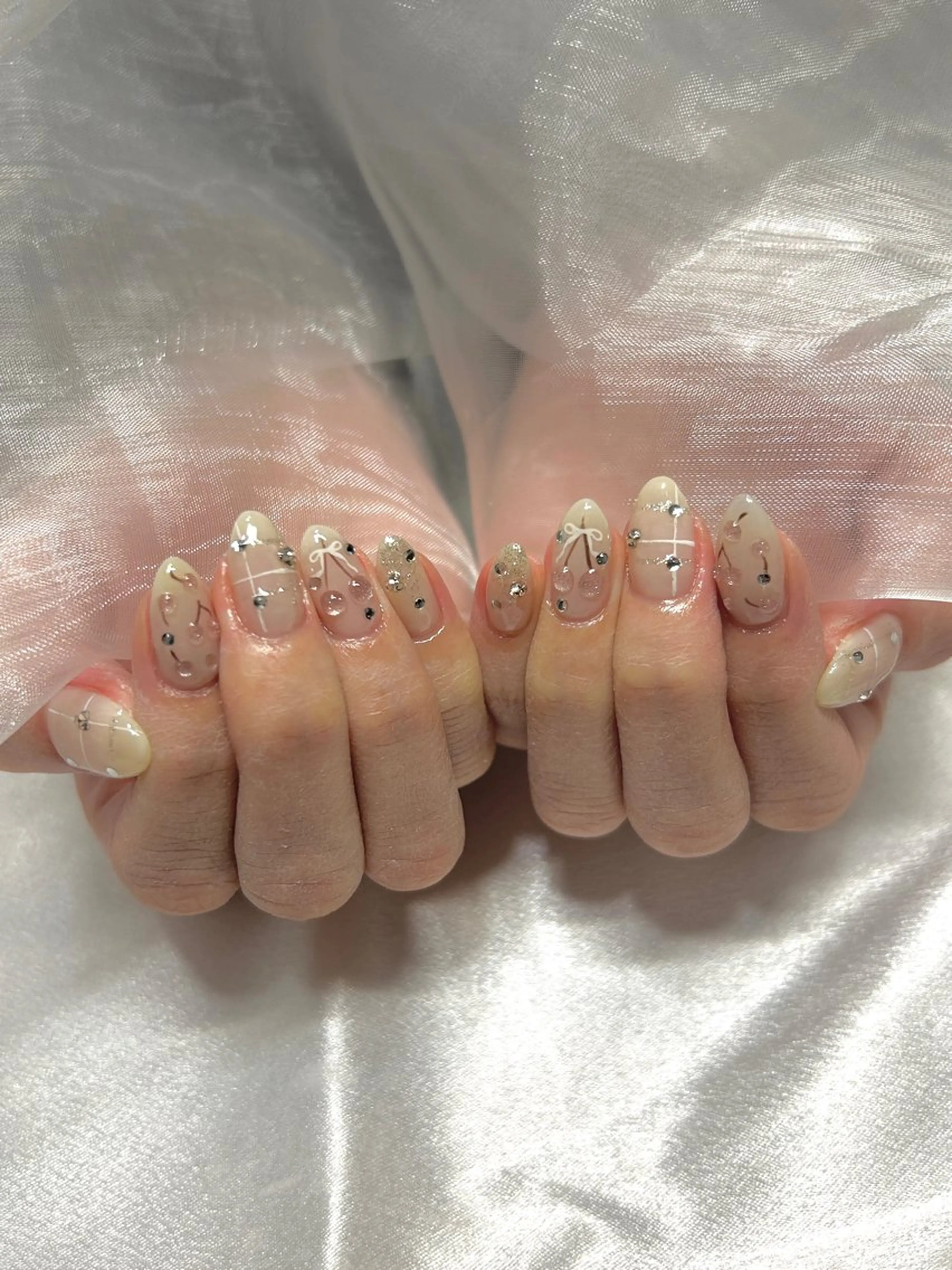 ネイル オフィスネイル シンプルネイル ハンドネイル nail salon　coco no ne所属・coco no ne KANNAのネイルデザイン