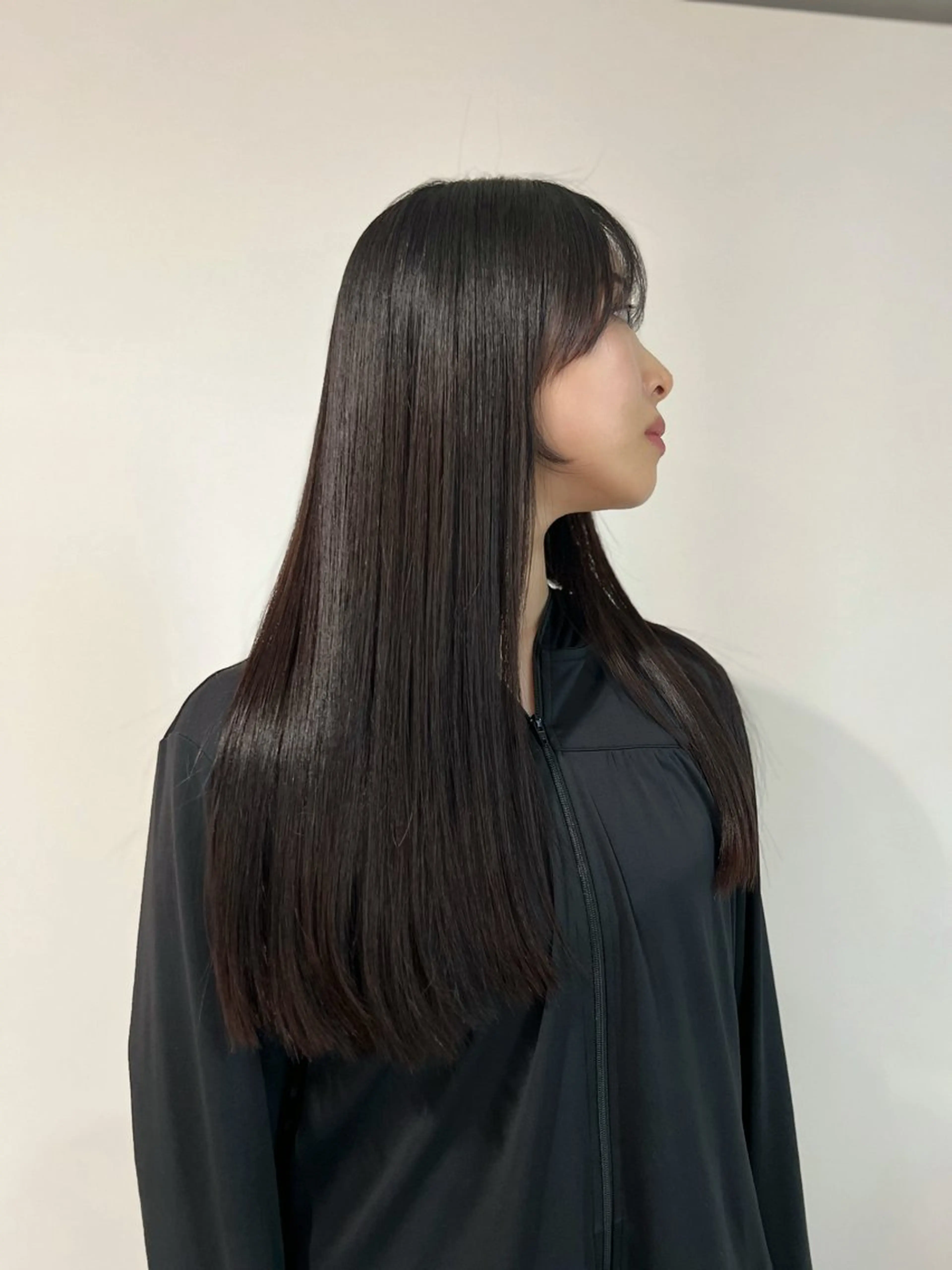 ロング カット 縮毛矯正 トリートメント 艶髪/髪質改善 【熊野隼人】のヘアスタイル