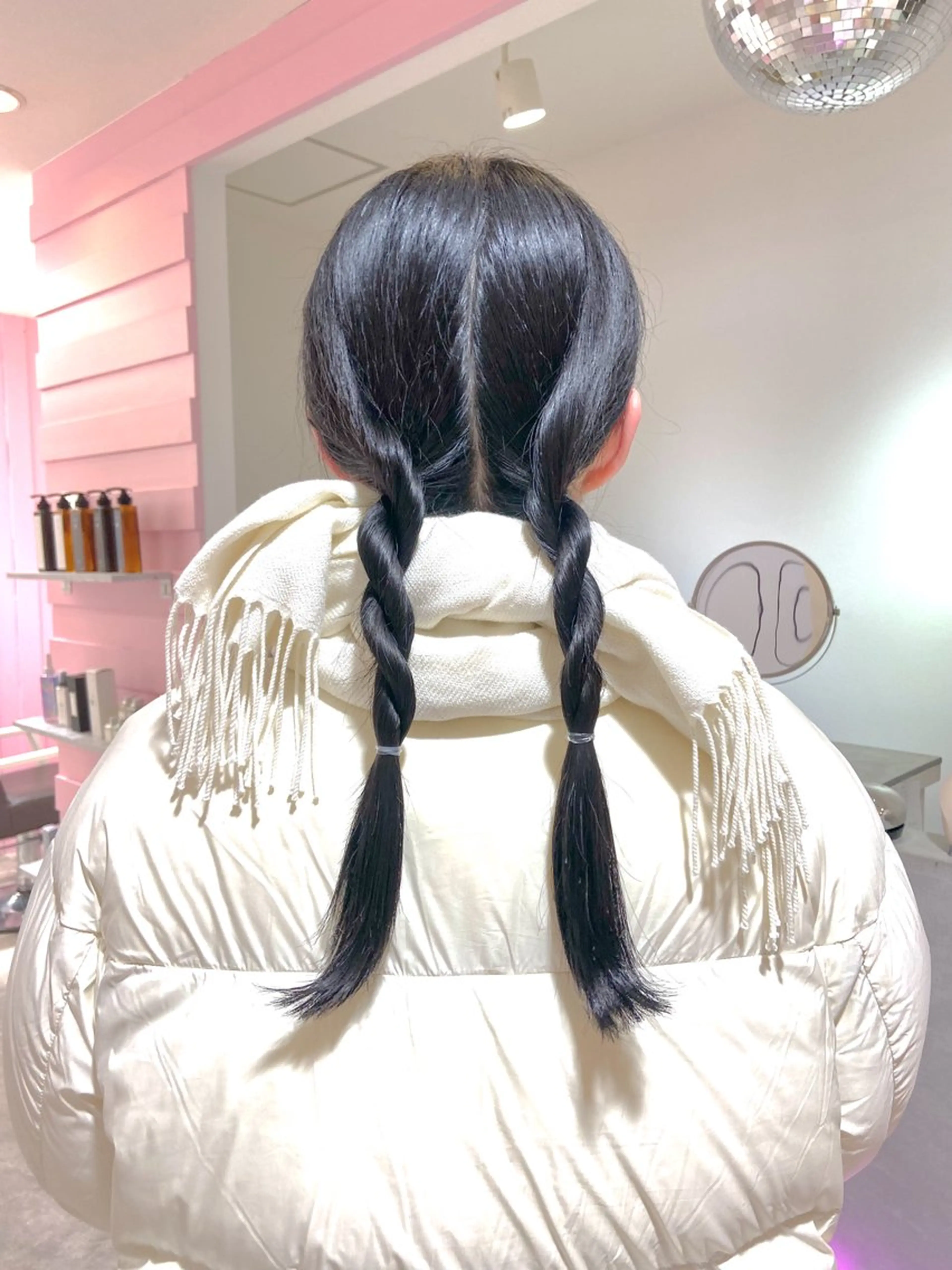 セミロング ヘアアレンジ 簡単アレンジ 🌼memoto 東三国店🌼のマツエク・マツパデザイン