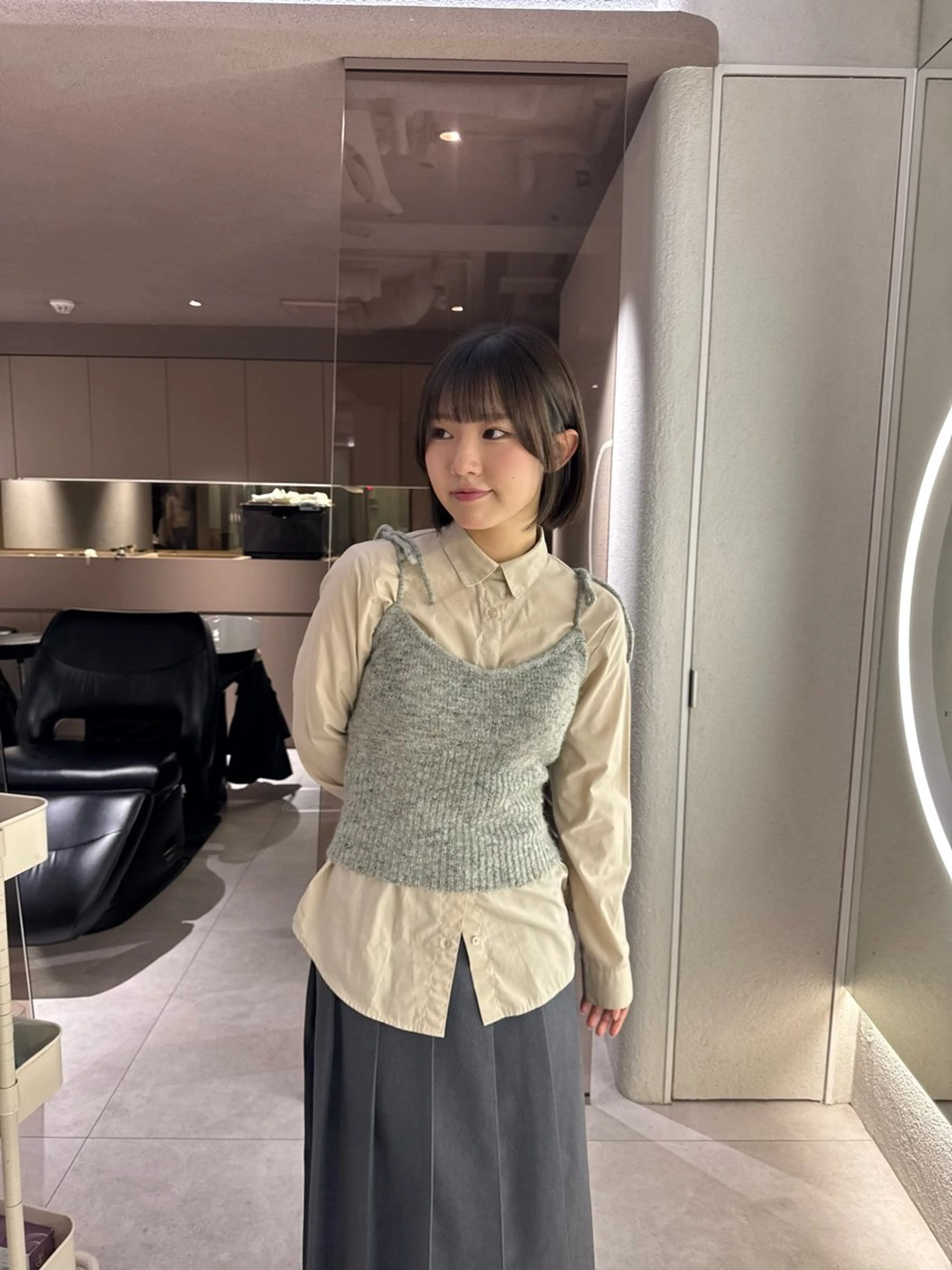 ミディアム ヘアカラー トリートメント nanoha ‪ ꪔ̤のヘアスタイル