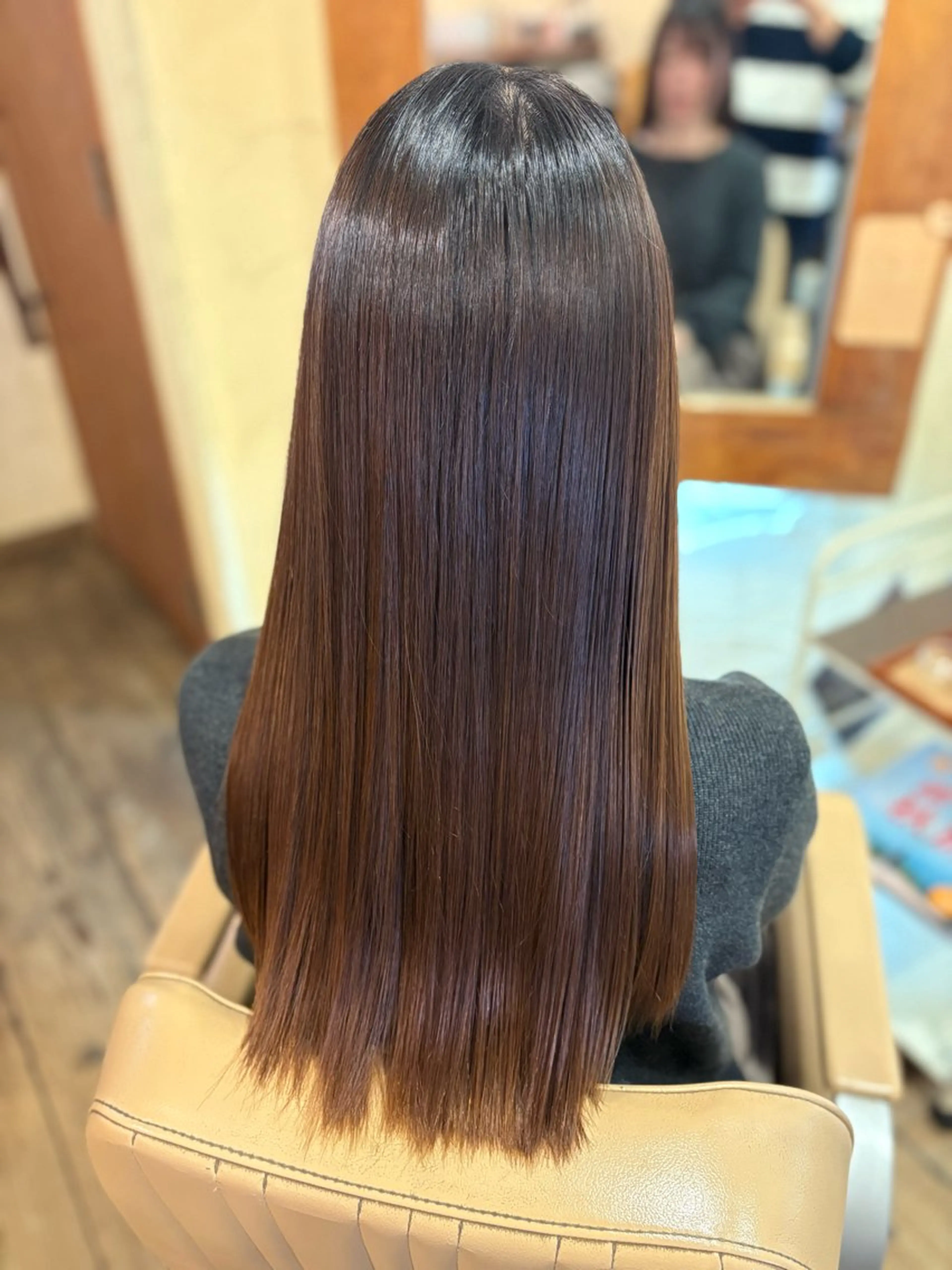 ロング カット トリートメント ヘアセット 柘植 雅大のヘアスタイル