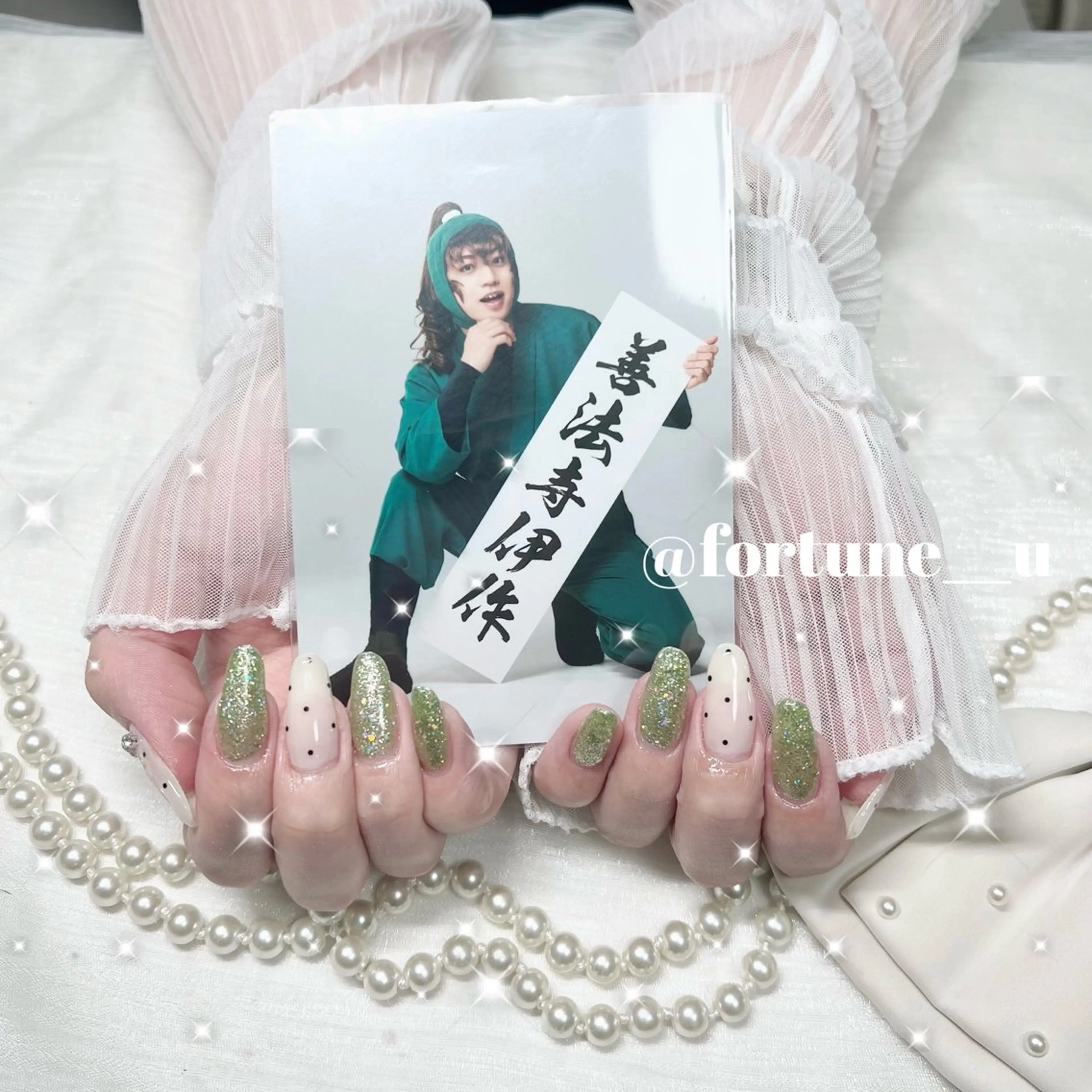 ネイル ガーリー 韓国ネイル 水色 オフィスネイル シンプルネイル ハンドネイル 1/19空✩.*💜 Yuuna💜のネイルデザイン