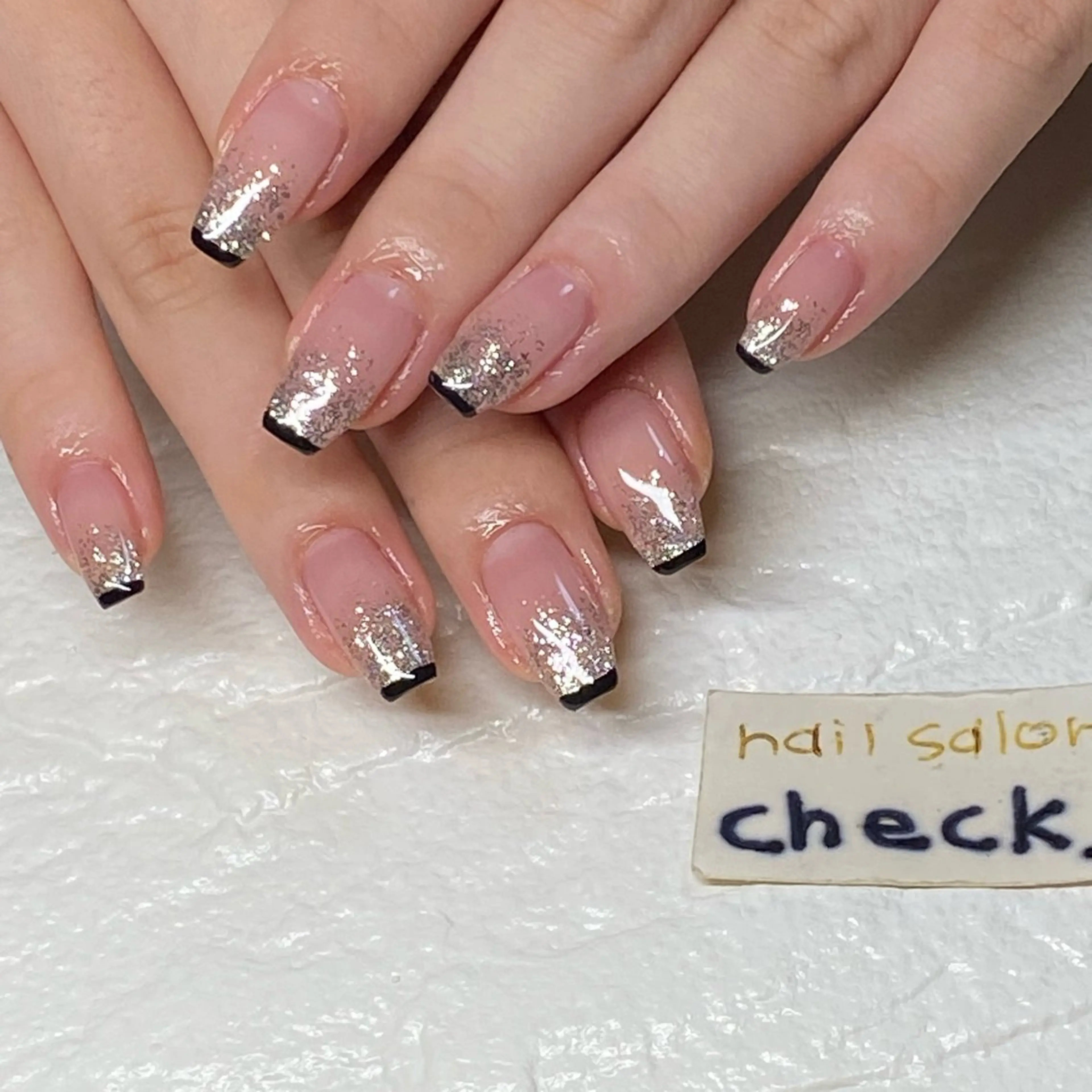 ネイル アートネイル ニュアンスネイル スカルプネイル 春ネイル 夏ネイル ハンドネイル ーCHECKー ちあきのネイルデザイン