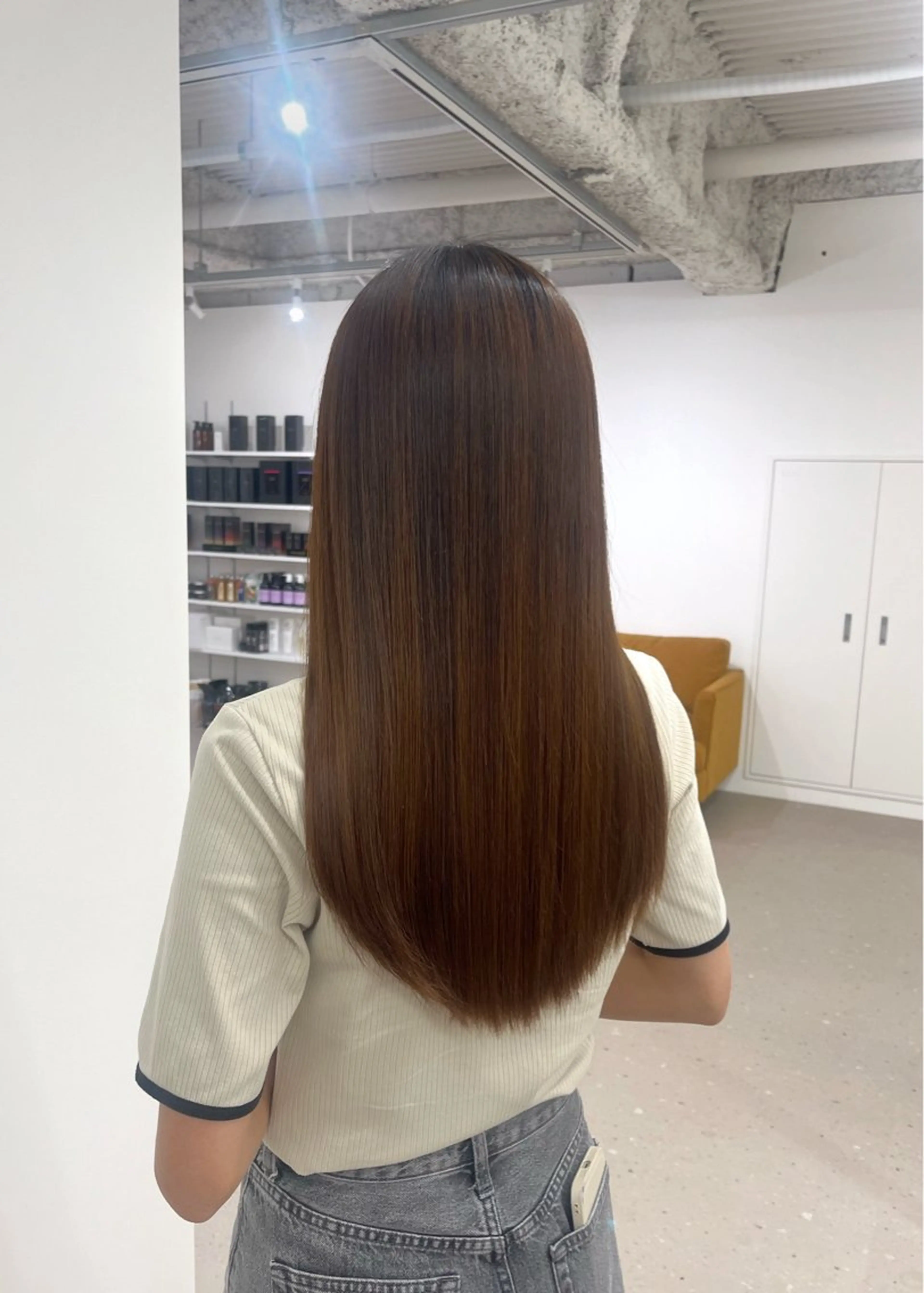 セミロング 池田 未瑠のヘアスタイル