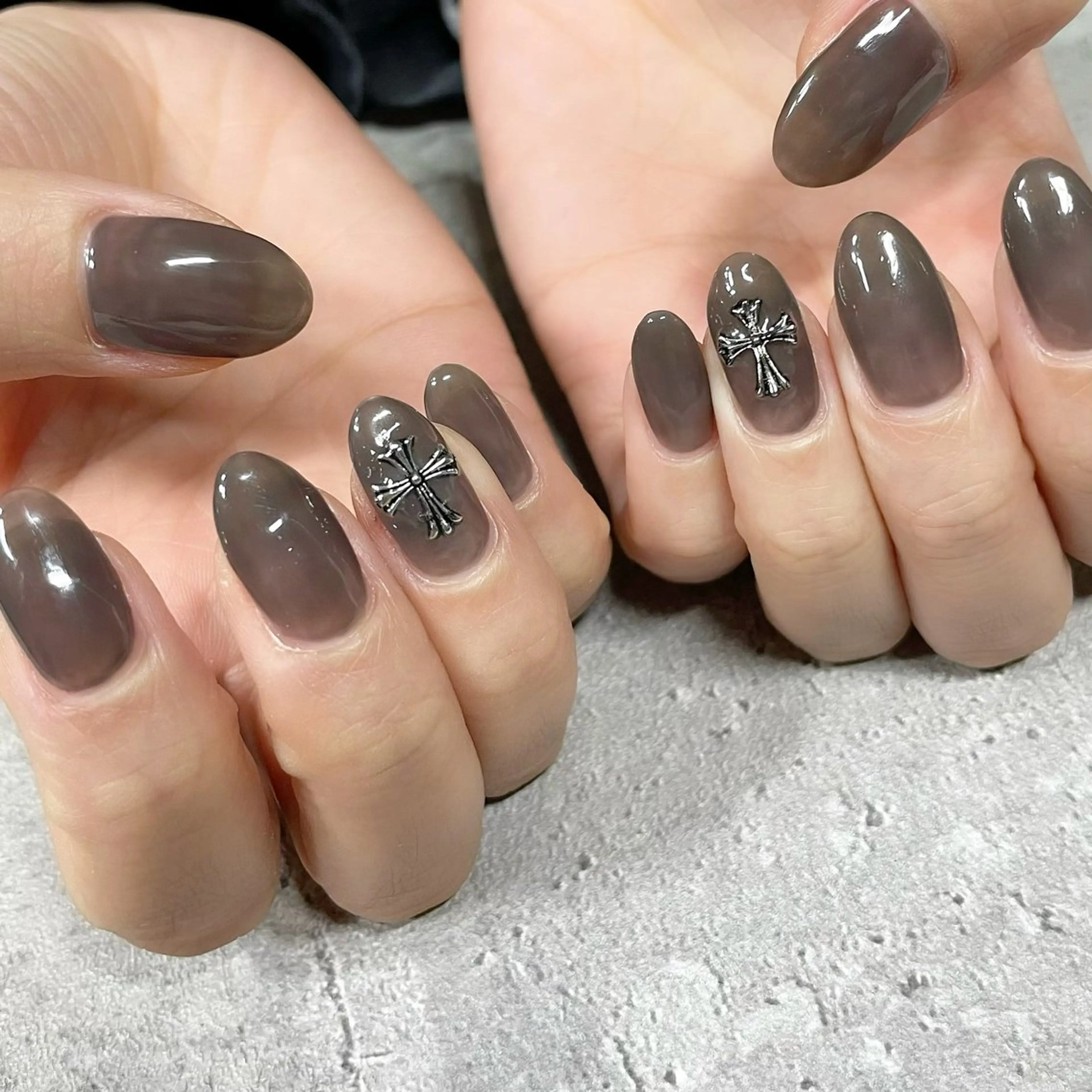 ネイル ワンカラーネイル 東 千夏のネイルデザイン