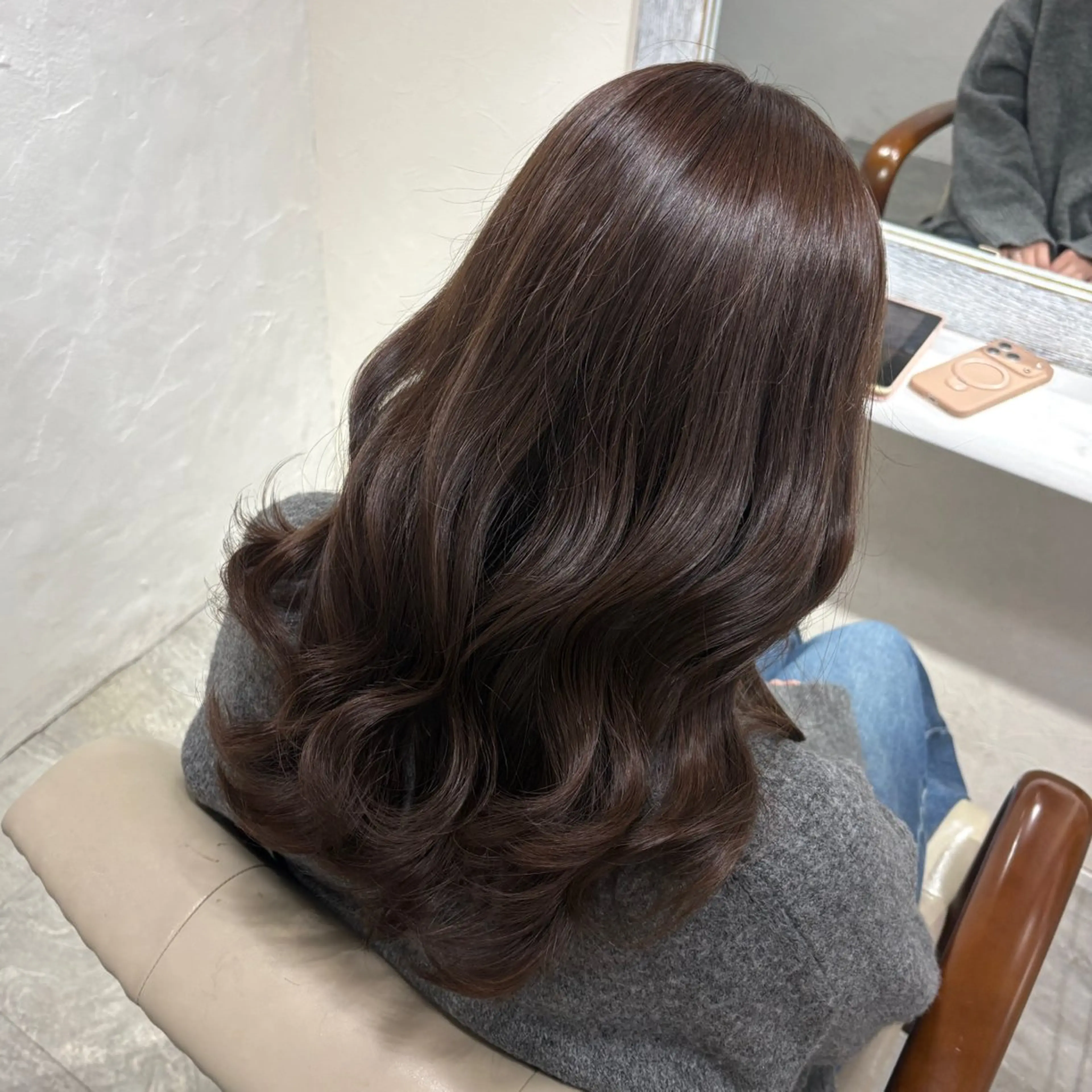 カラー グレージュ ヘアカラー alm.所属・mayuka🐾 /カラー/まつパのヘアスタイル