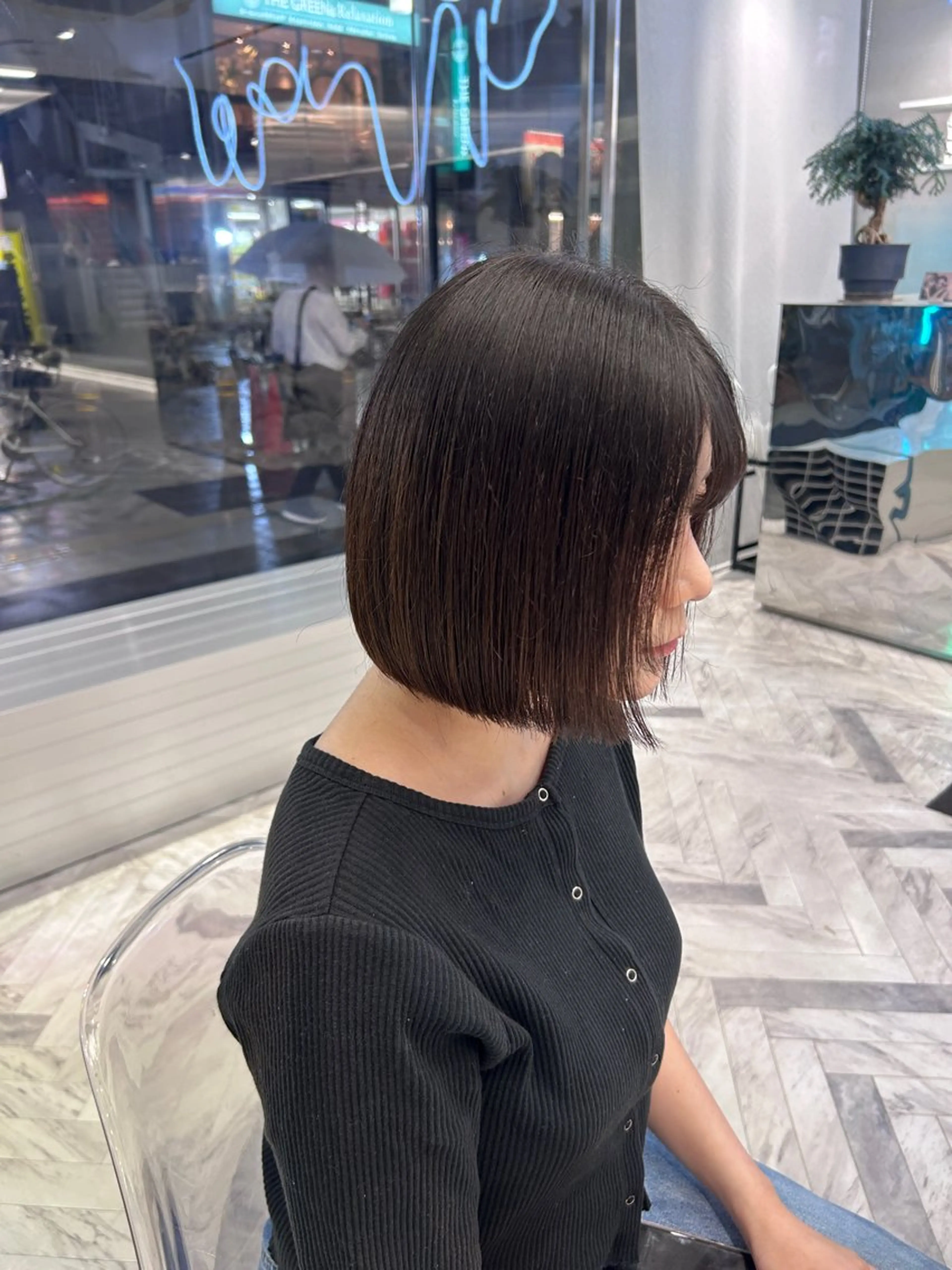 ショート カラー ヘアカラー 冬っぽカラー/ マツエク/ゆきなのマツエク・マツパデザイン