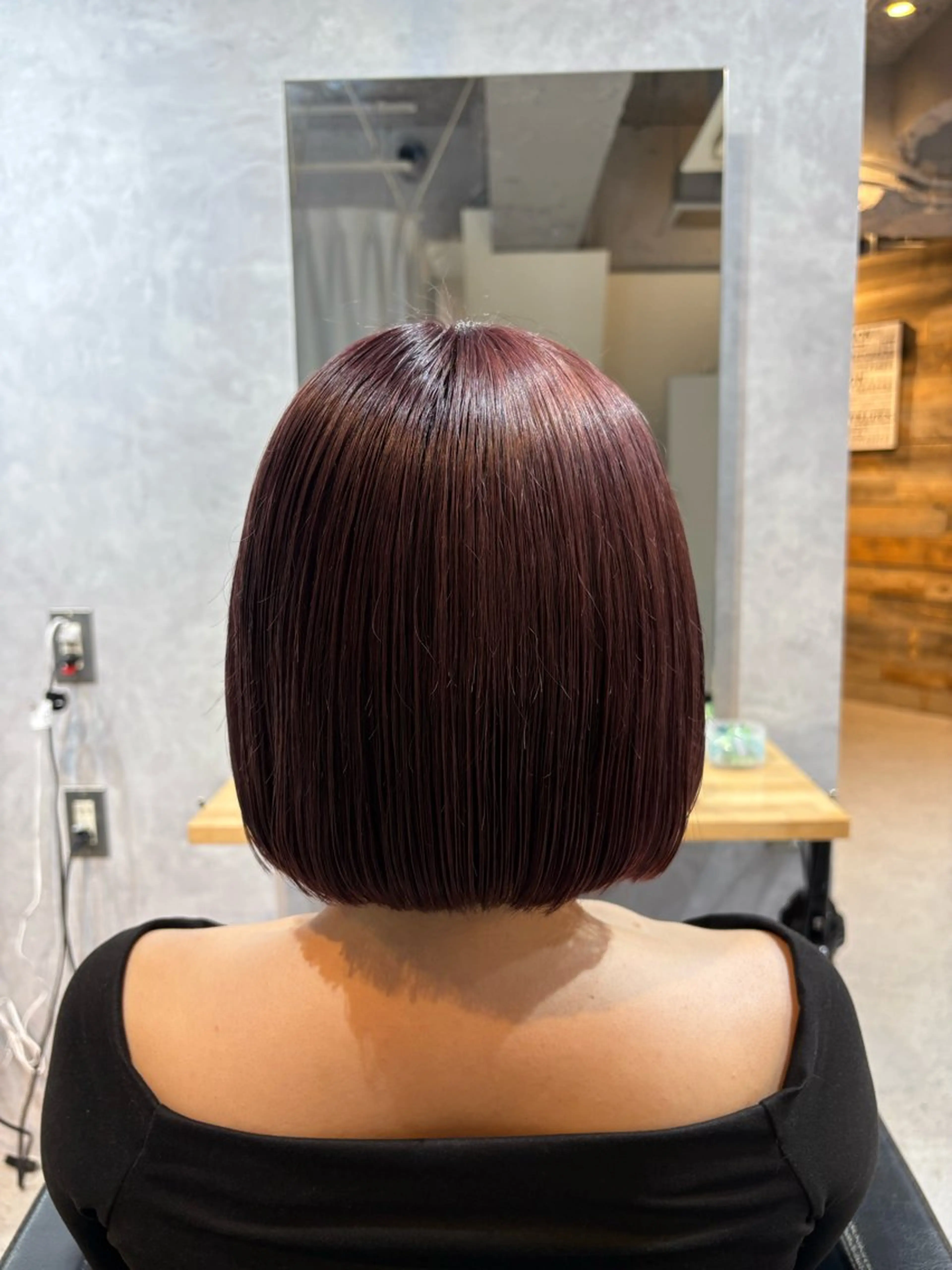 ミディアム カット ヘアカラー 🫧透明感カラー☁️ 国分寺/むらさわ🧸のヘアスタイル