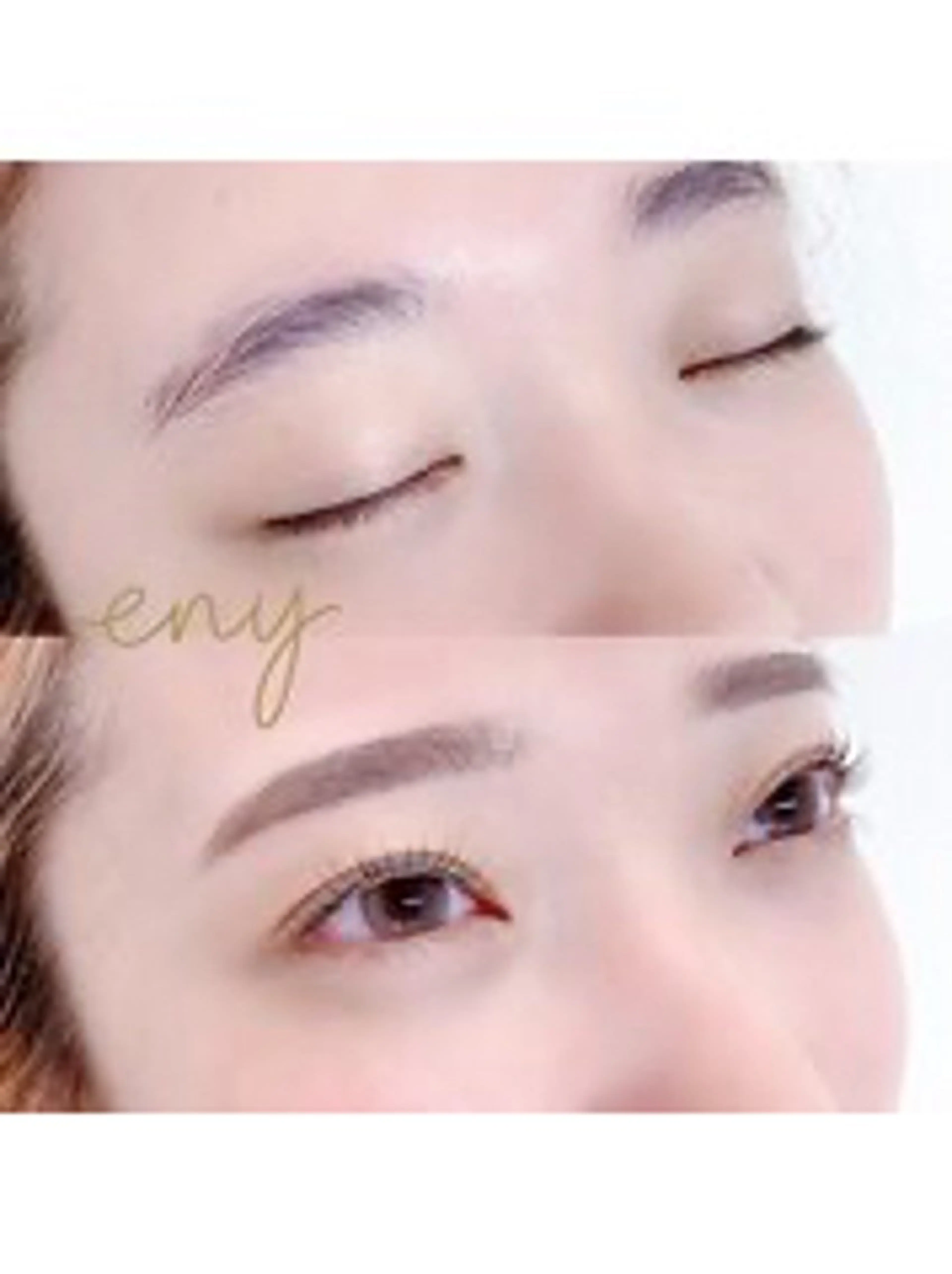 アイブロウ eny🫧 MIYUのマツエク・マツパデザイン