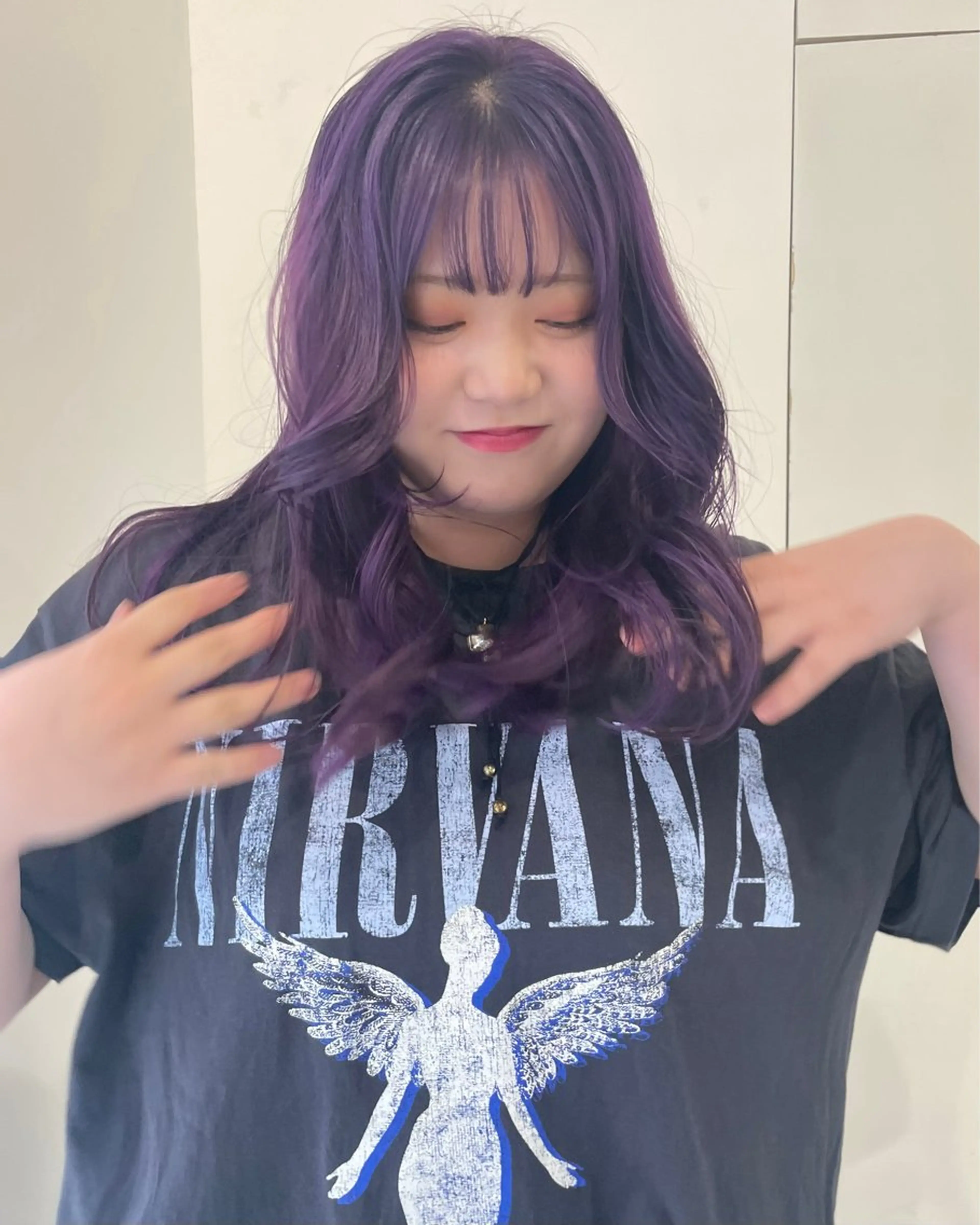 ミディアム カラー 🍓mito/ デザインカラー🍓のヘアスタイル