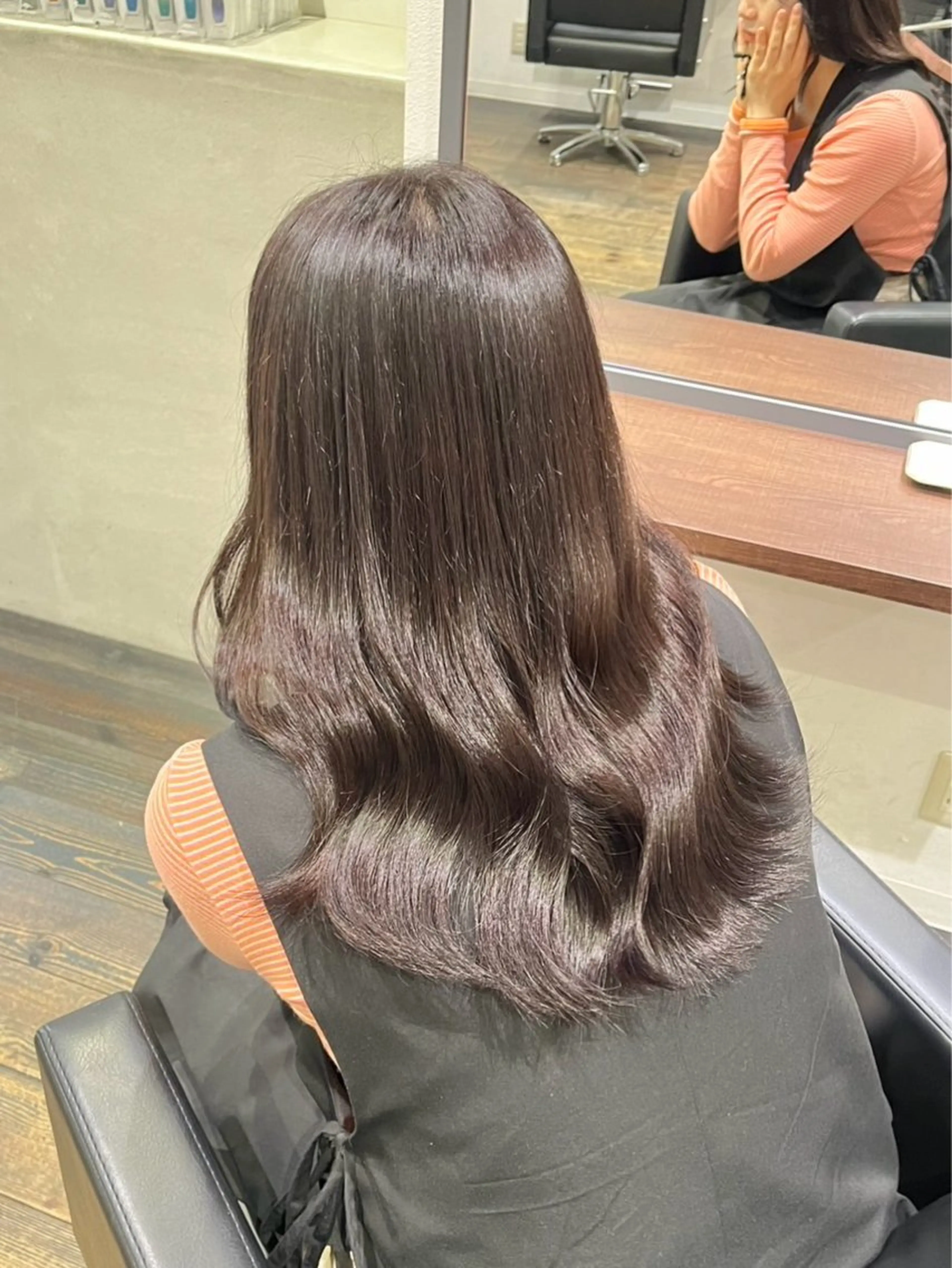 ロング ヘアカラー 塩濱 洋太のヘアスタイル