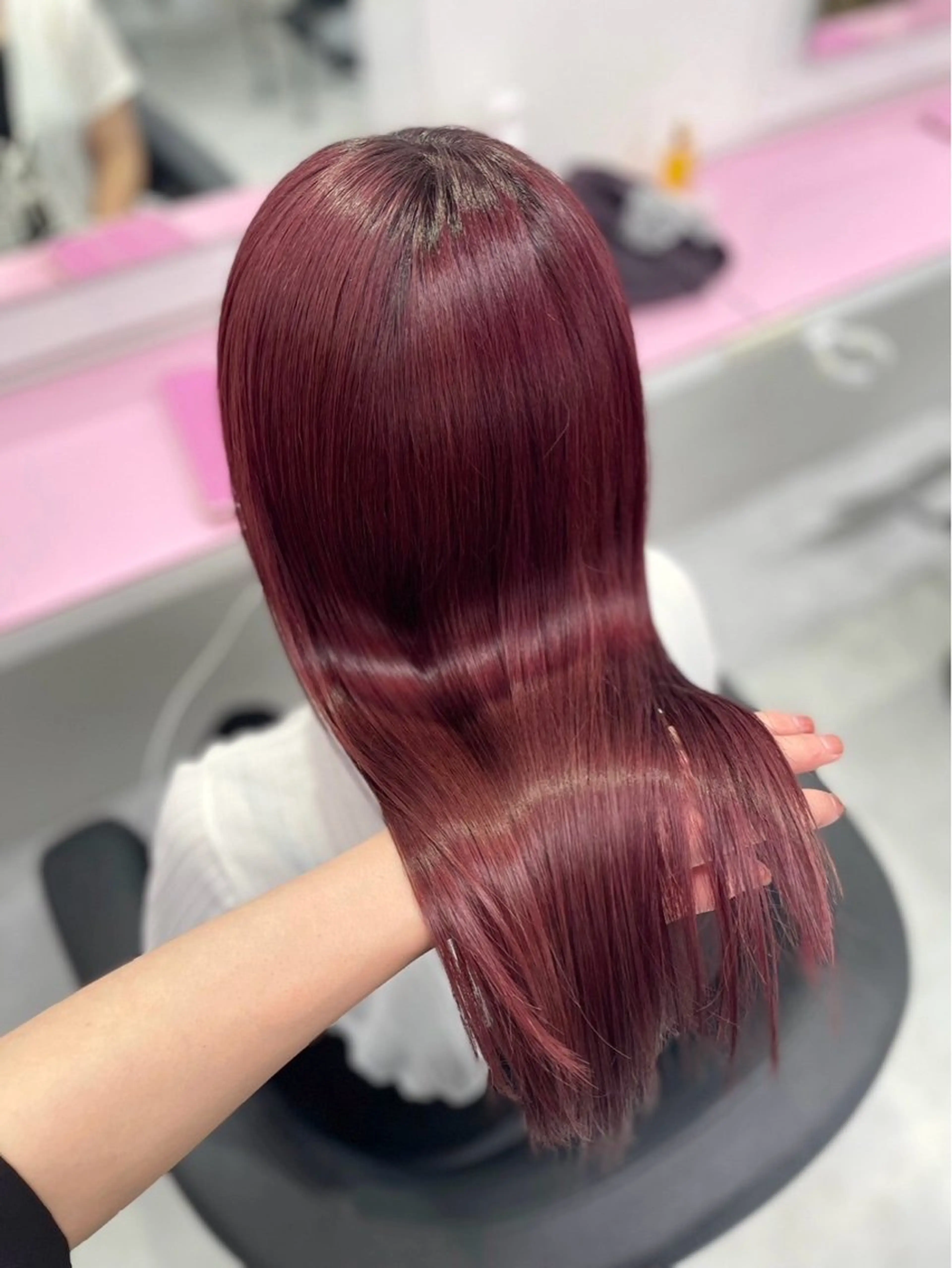 カラー 🥀韓流暖色ヘア 🥀yuzukiのヘアスタイル