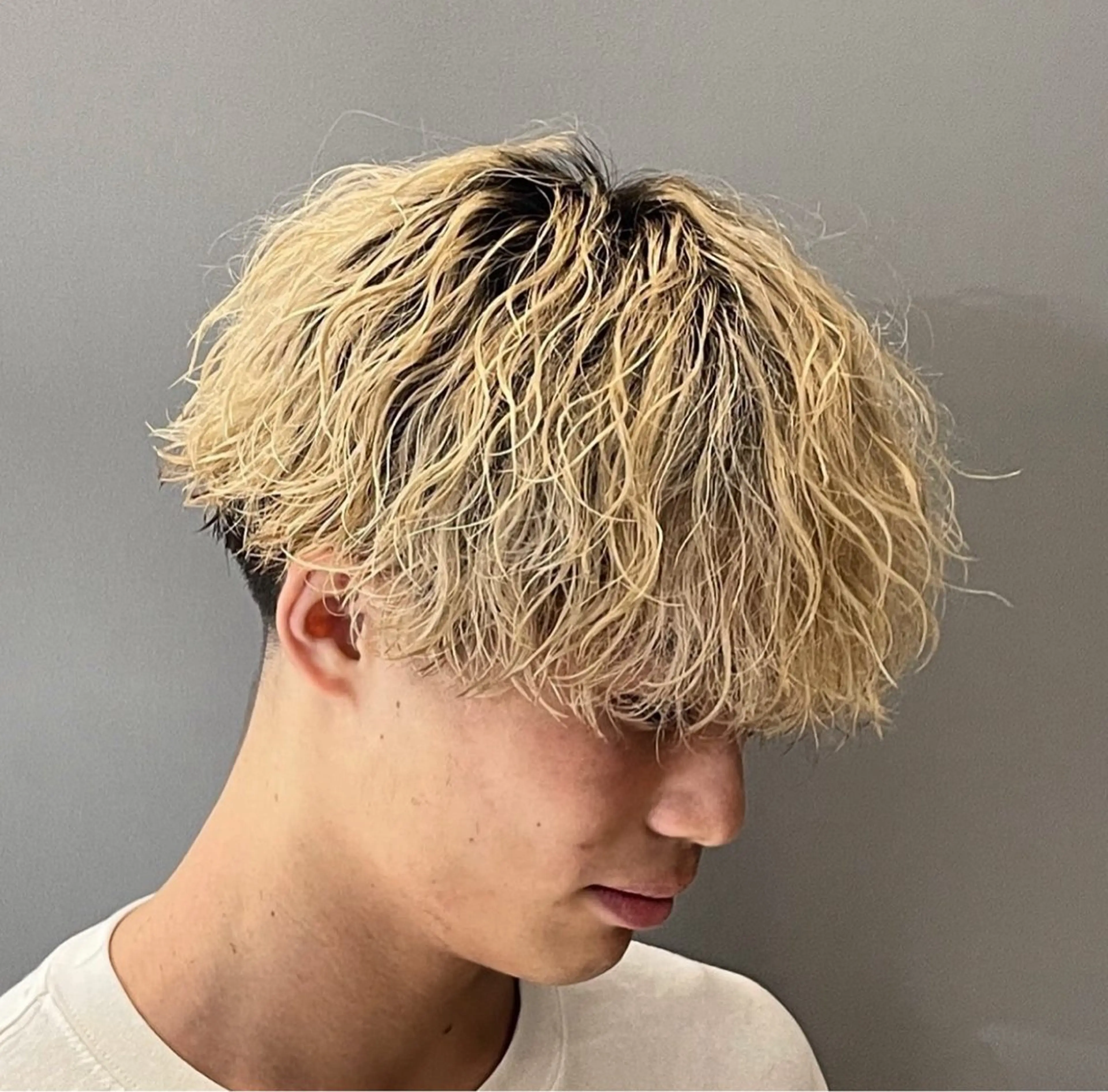 カラー パーマ メンズ メンズブリーチ メンズパーマ ブリーチ えーき/渋谷No.1 /メンズヘア/当日割のヘアスタイル