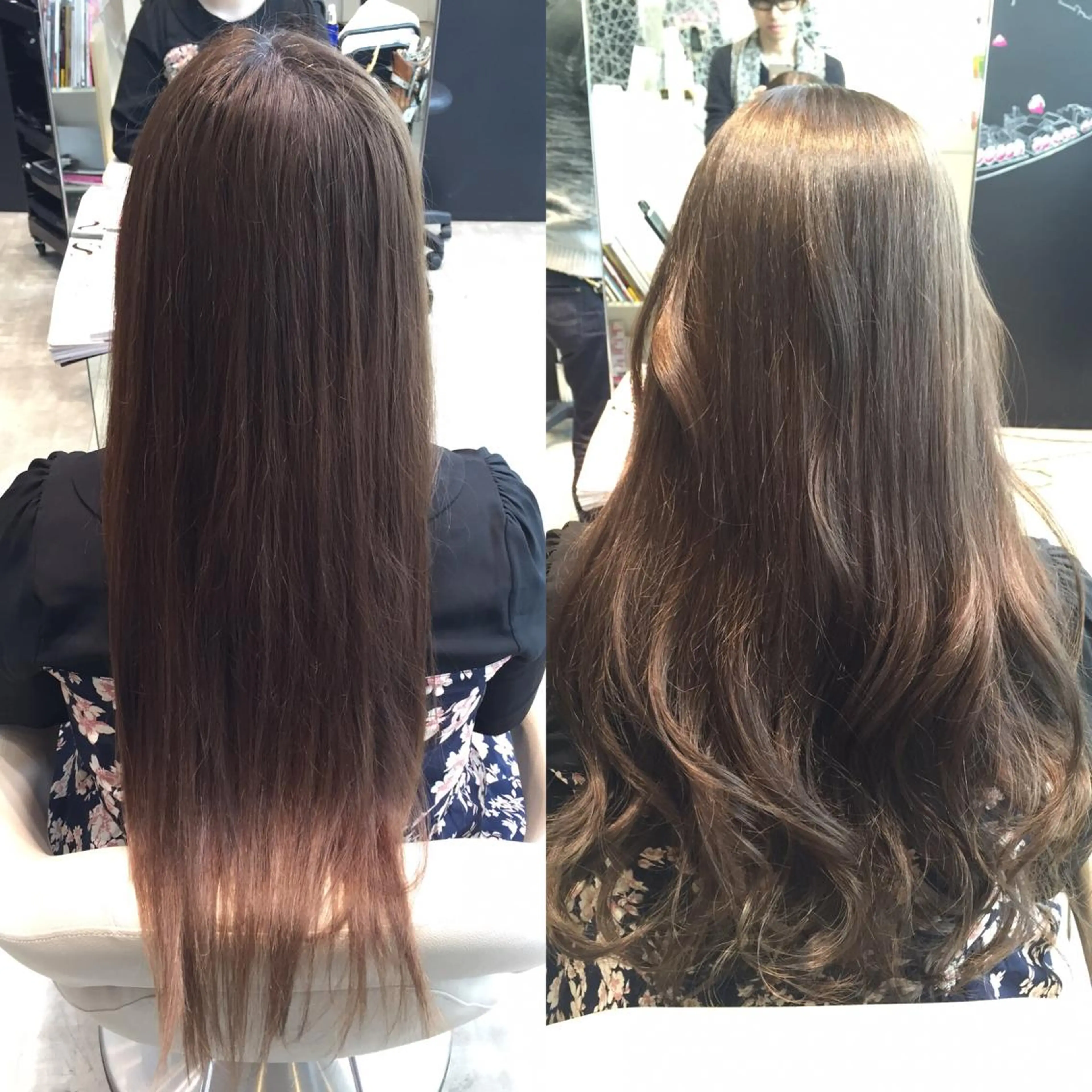 ミディアム セミロング ロング カラー Re:ta KANZOのヘアスタイル