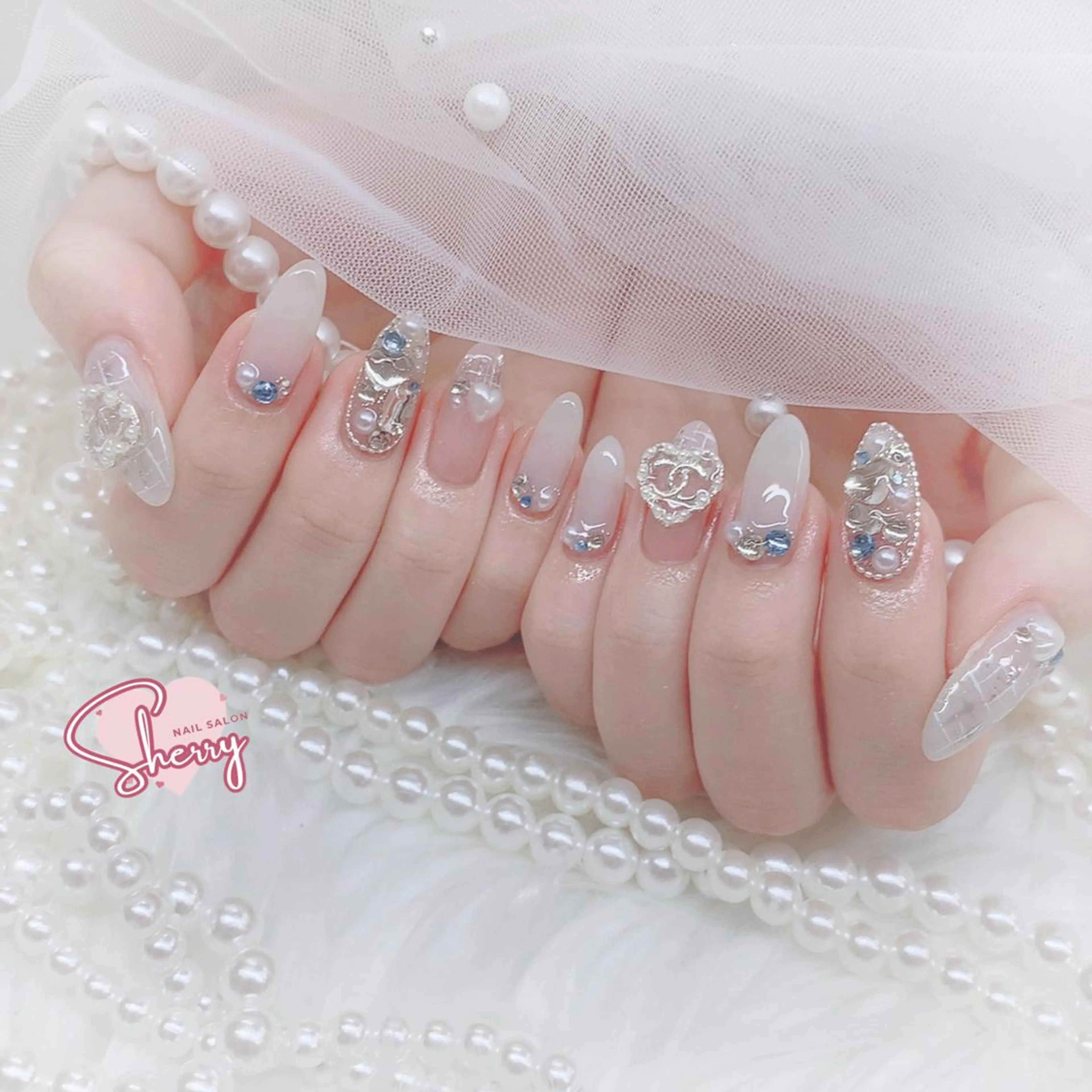 ネイル アートネイル チークネイル フットネイル ジェルネイル キラキラネイル moe自宅ネイルサロン所属・萌 自宅ネイルサロンのネイルデザイン