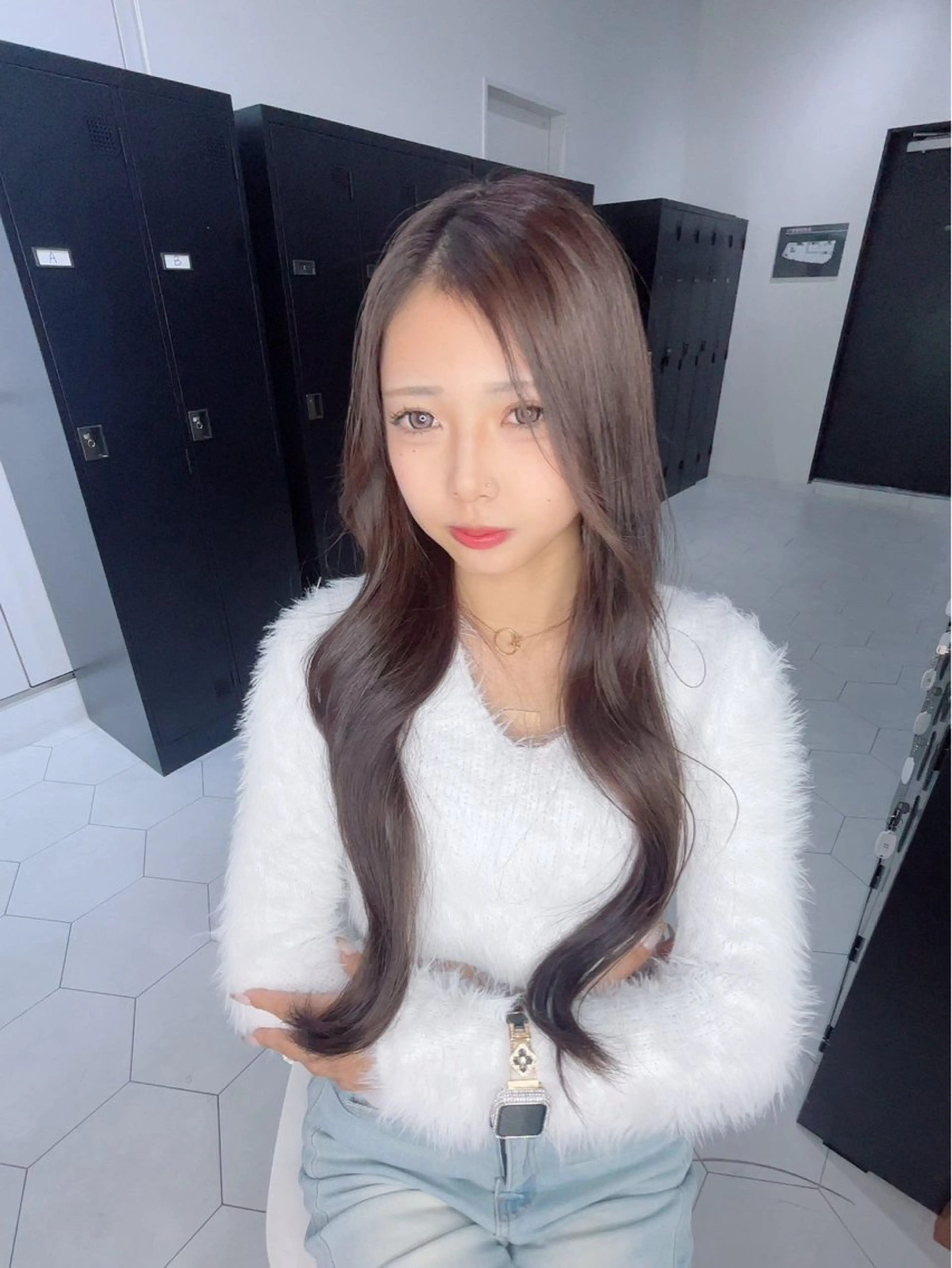 カラー ピンクカラー/ メッシュ小林賢太朗のヘアスタイル