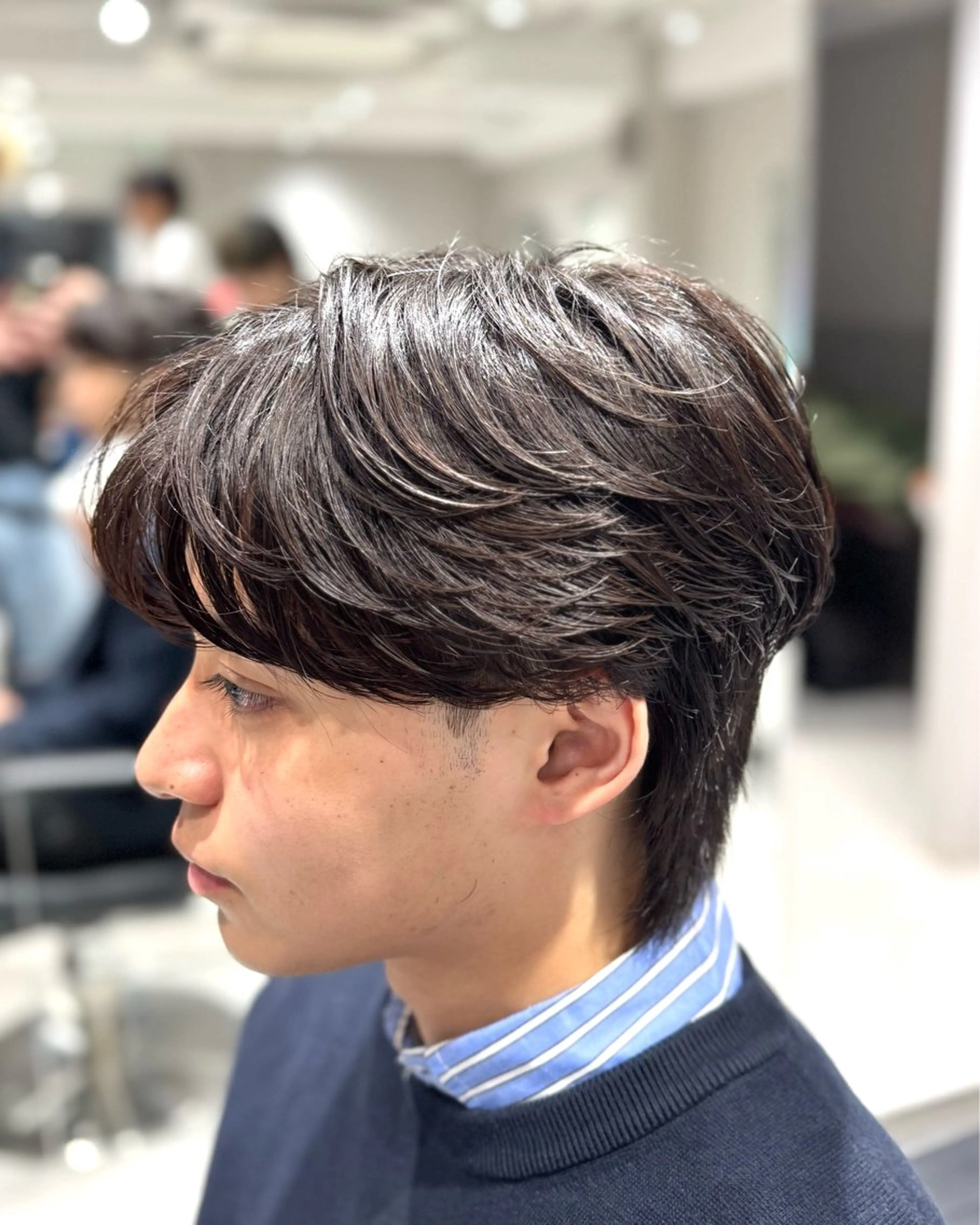 メンズ メンズ韓国風 カット 曲がる縮毛/カルマパ ーマ/池袋/横村大全のヘアスタイル