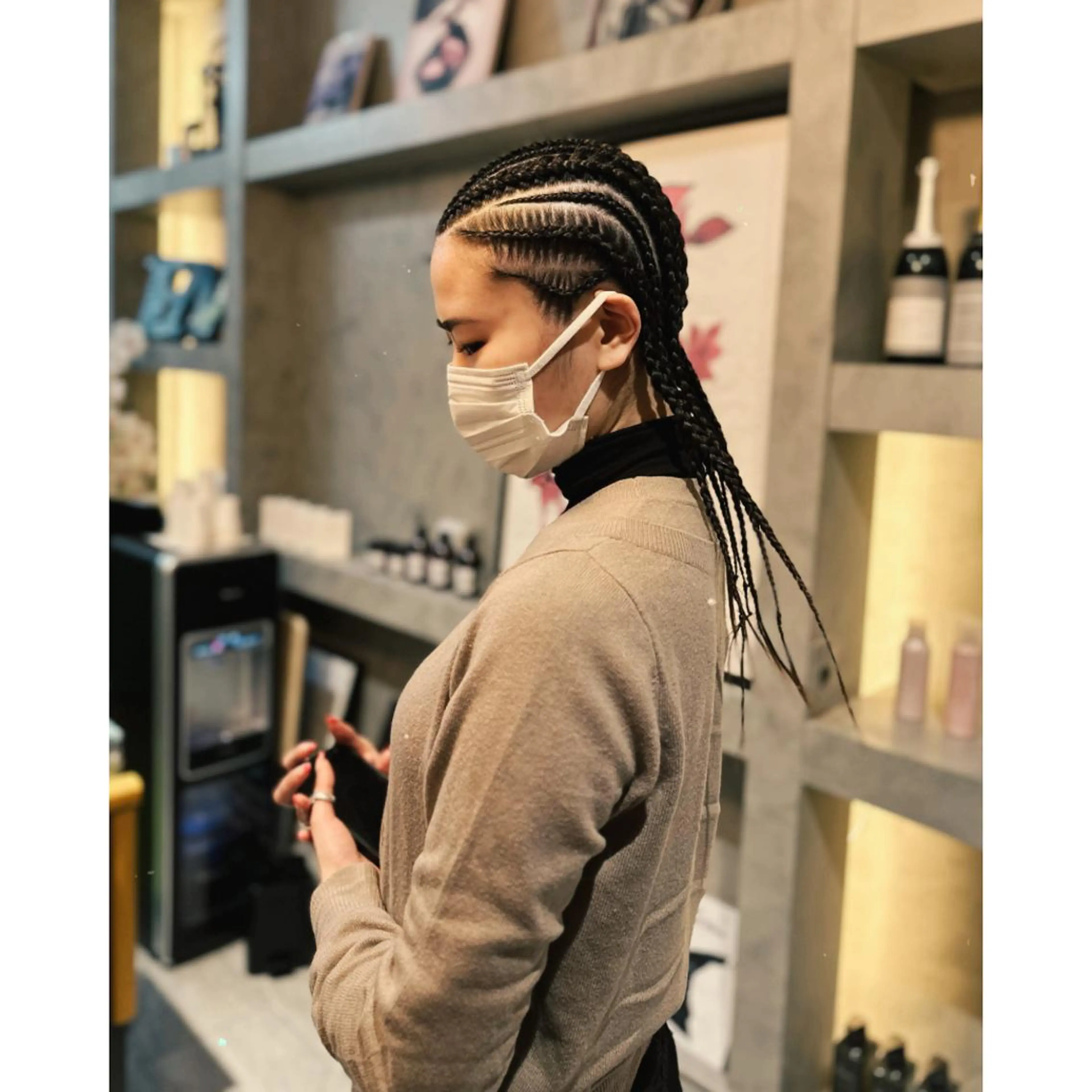 ミディアム カラー パーマ ヘアアレンジ メンズ キッズ 子どものヘアアレンジ エクステ ヘアセット BRAIDS💎愛子 大人ハイライト💎のヘアスタイル