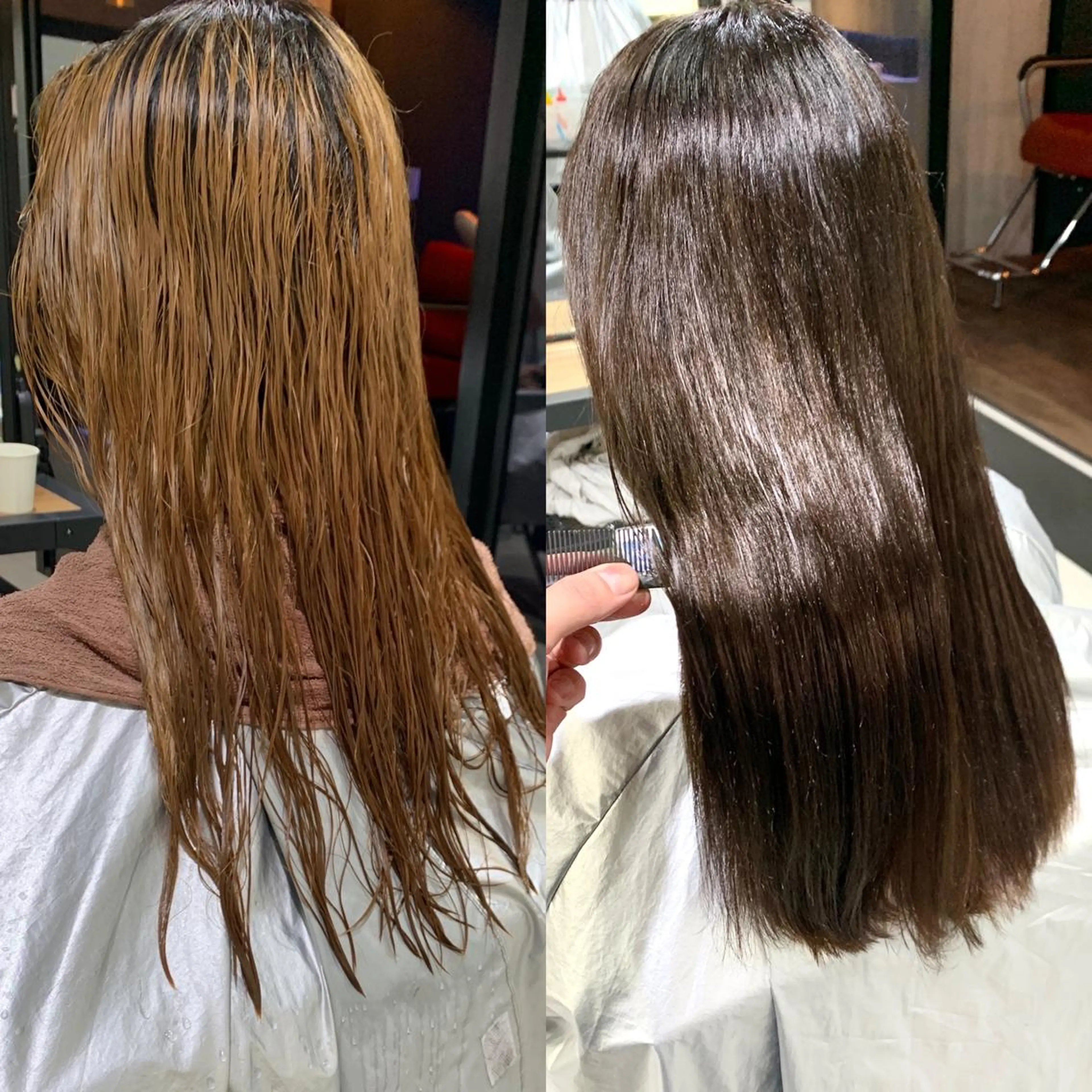 セミロング カラー 岡崎勇人/レイヤー/ 韓国/ケラチンTRのヘアスタイル