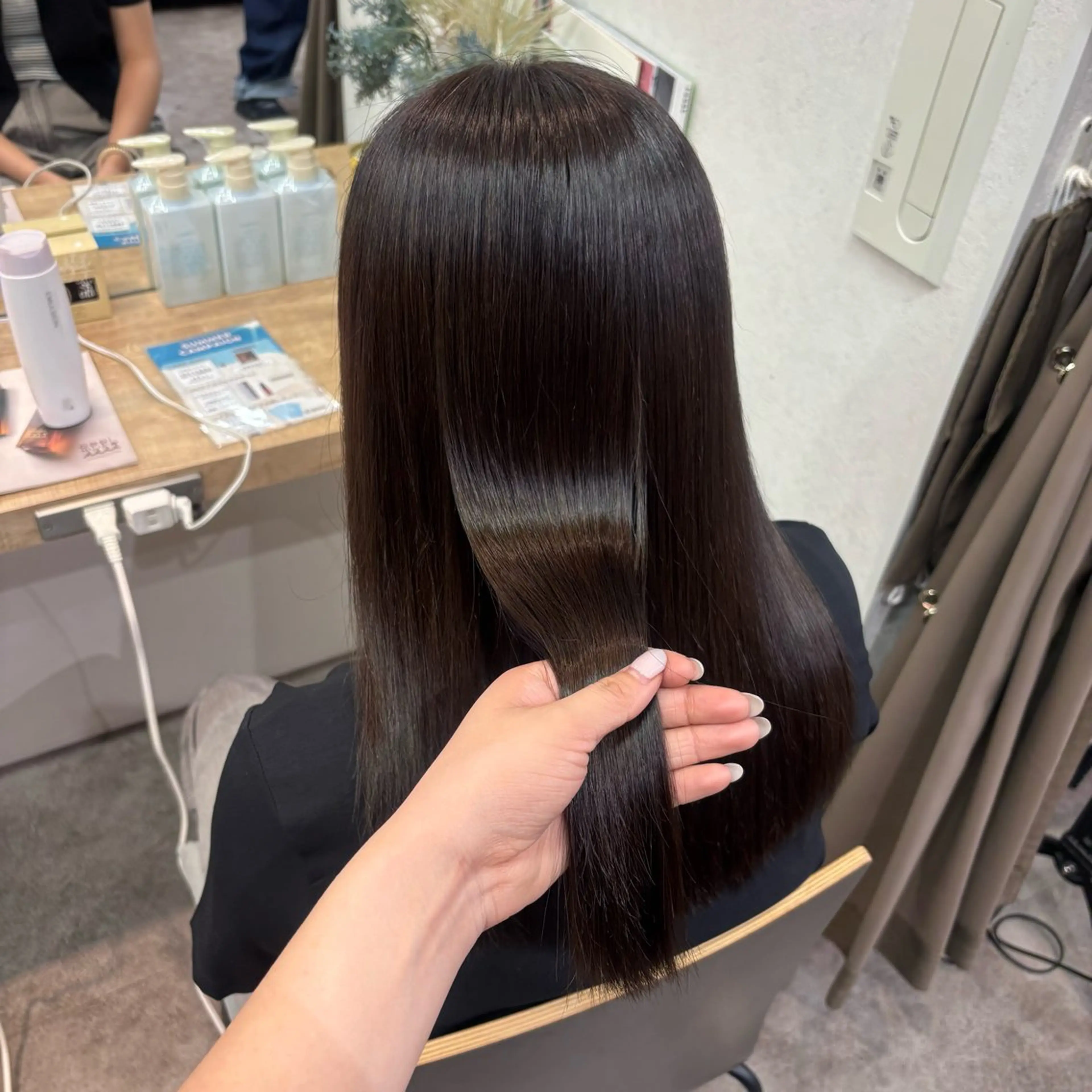 カラー 透明感カラー ヘアカラー オリーブ/髪質改善/ 縮毛矯正/あいり🫒のヘアスタイル