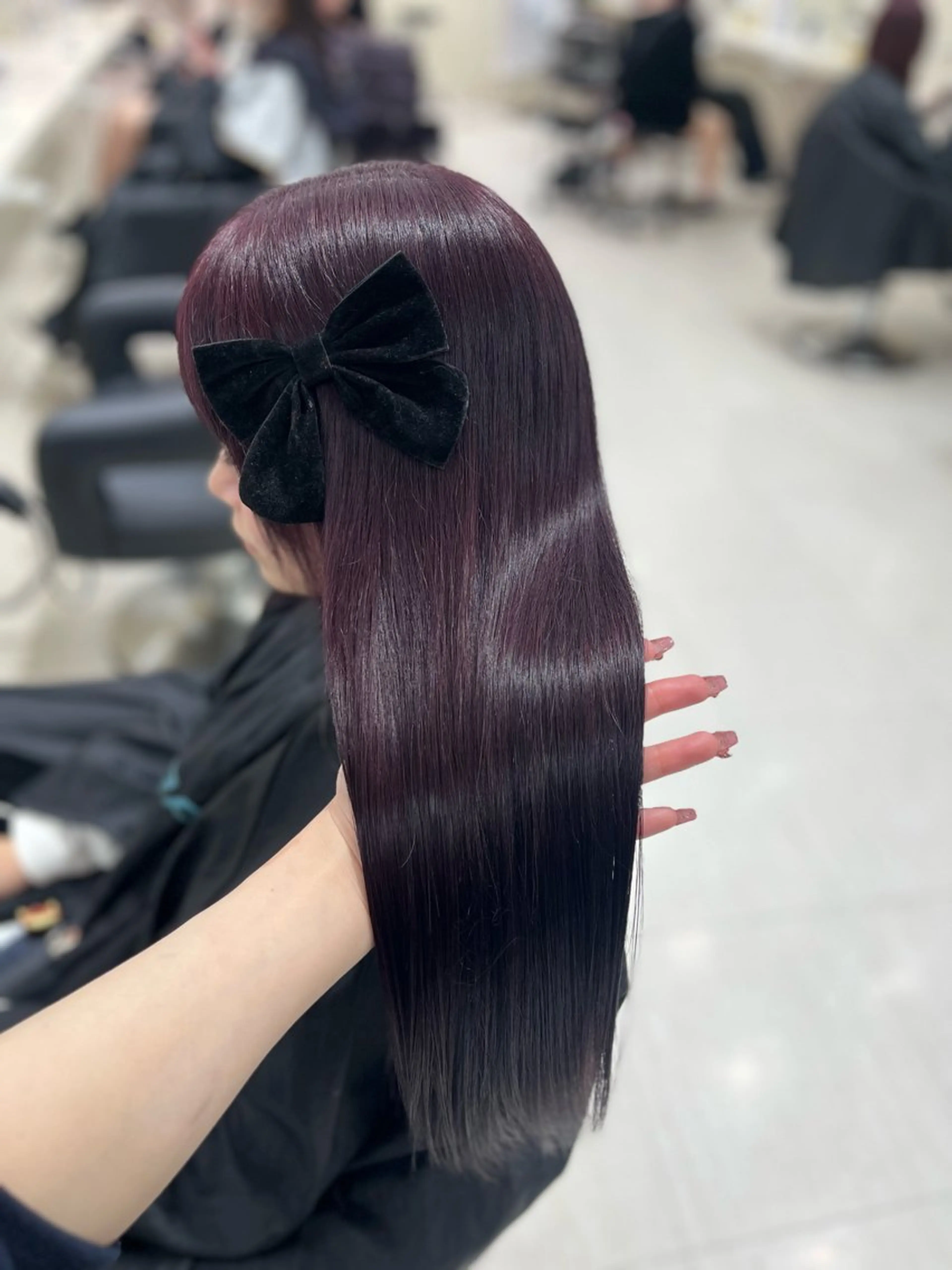 カラー ヘアカラー トリートメント ベージュ・ラベンダー カラー🎀りりのヘアスタイル