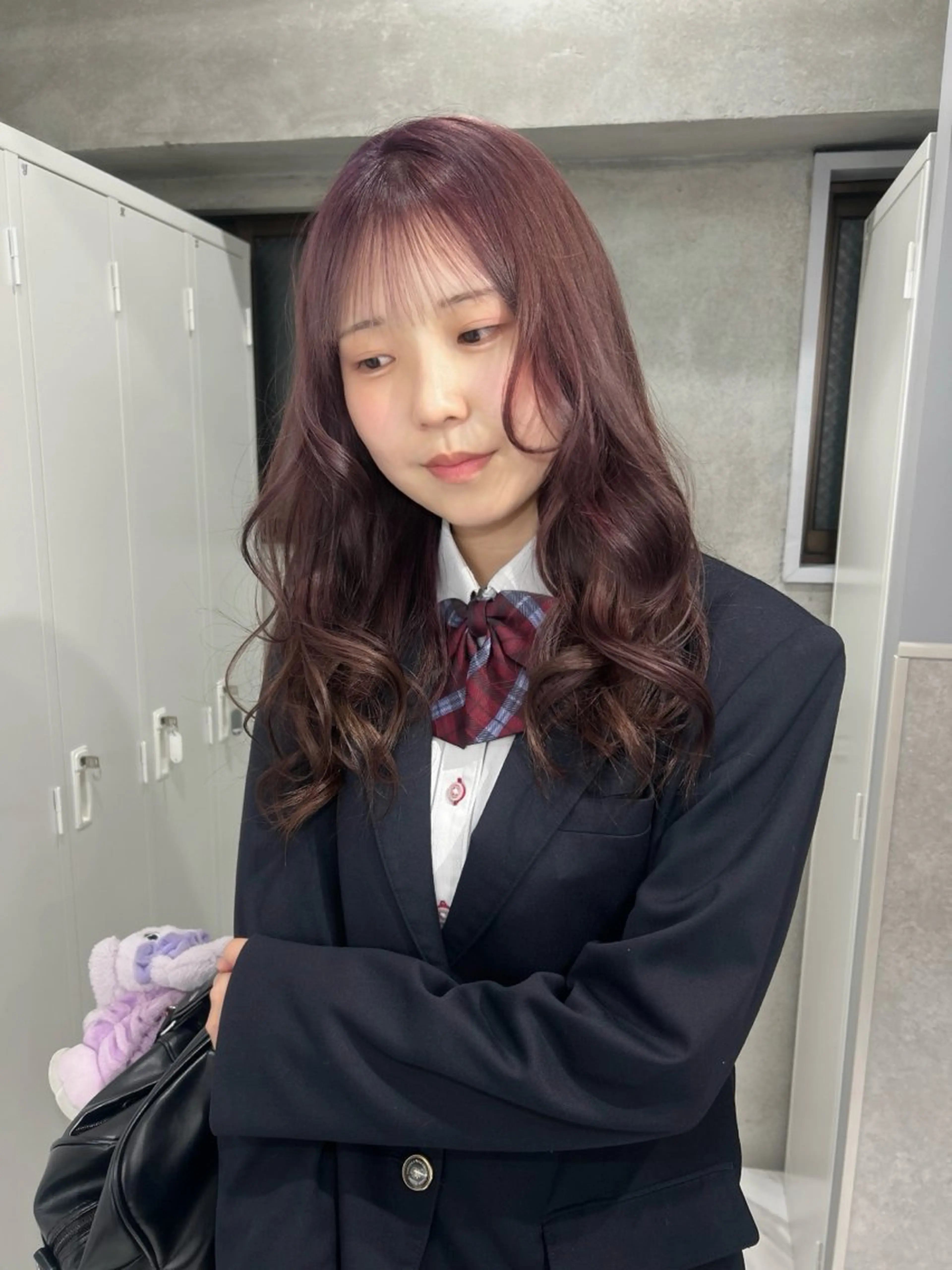 カラー ブリーチ ヘアカラー トリートメント ️💜akari💜 ハイトーン/レイヤーのヘアスタイル