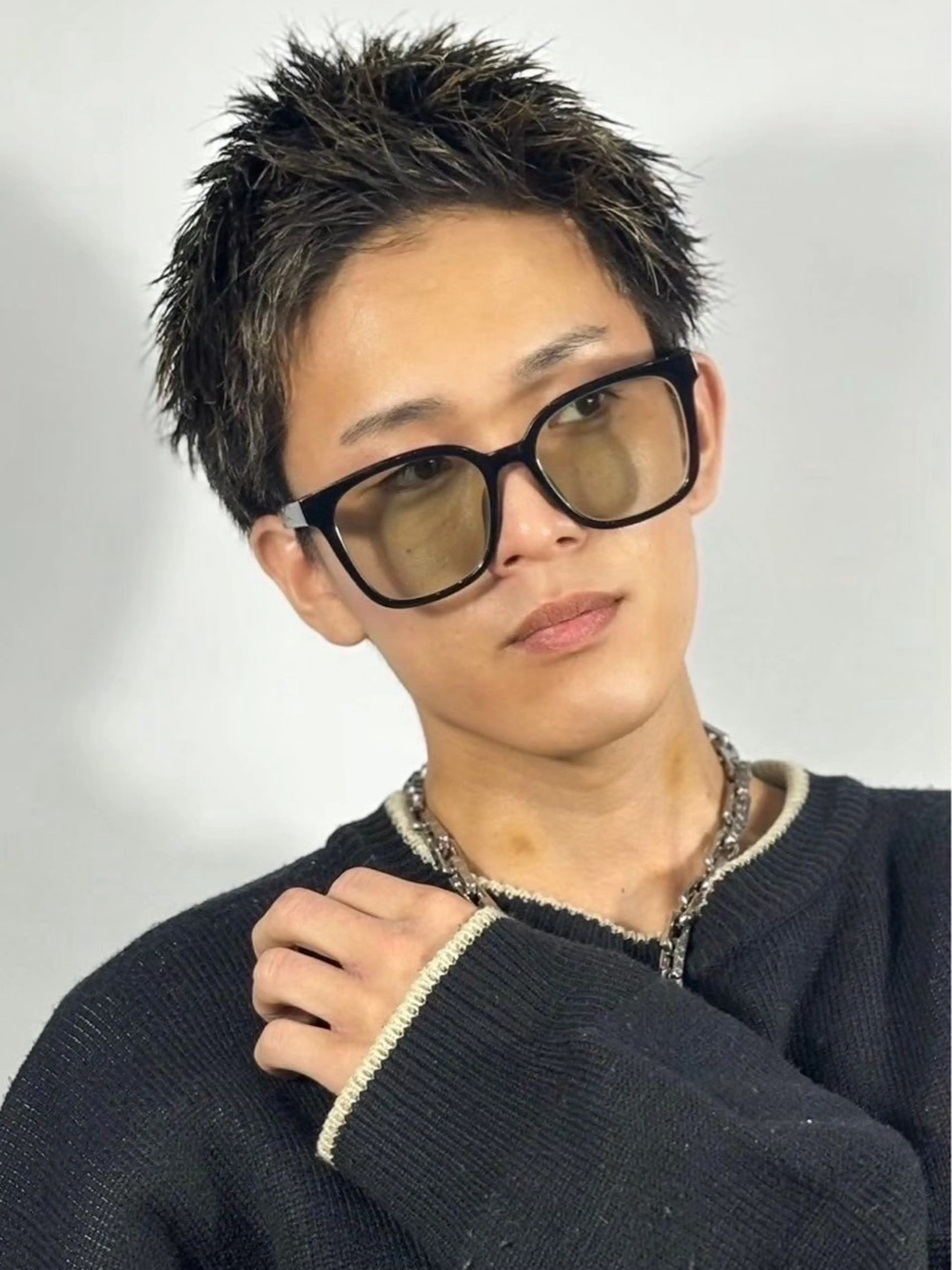 ショート ヘアアレンジ メンズ カット プレミアムバーバー新宿店所属・⚡️メンズ特化⚡️ 倉林 隼大のヘアスタイル