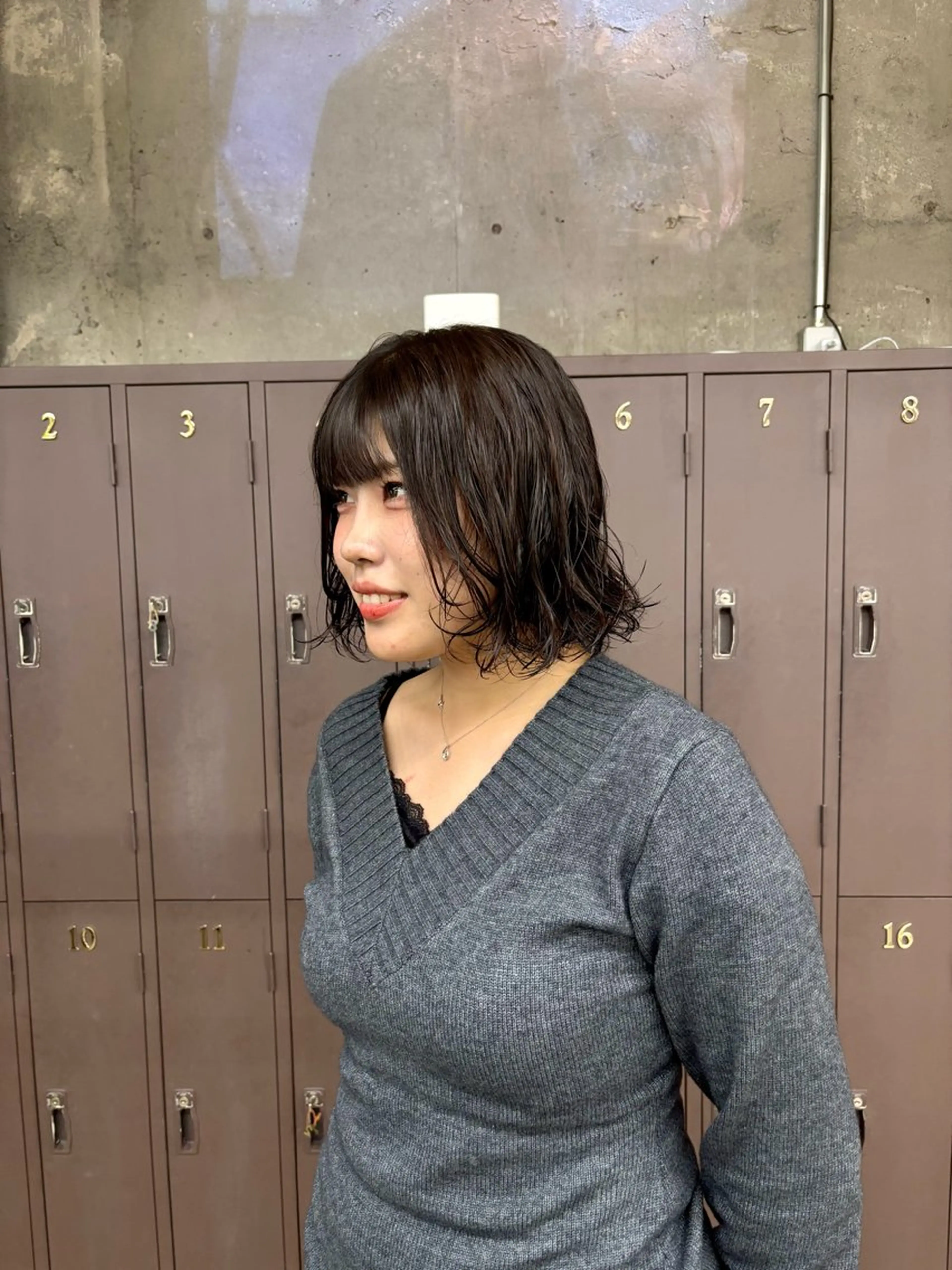 パーマ パーマ 宮崎 わか菜/透明感カラーのヘアスタイル