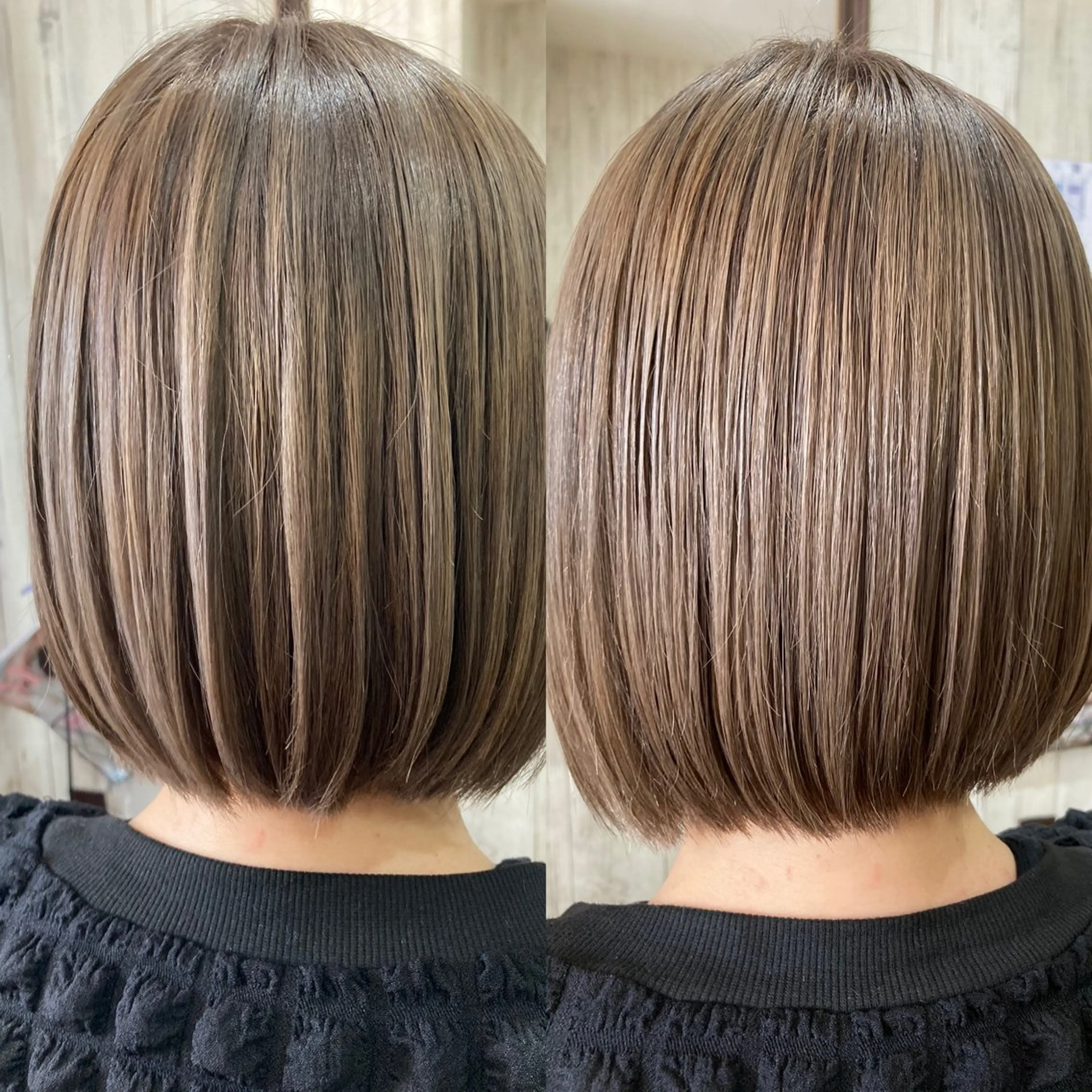 ショート カット ヘアカラー トリートメント ヘアサロンオスカー 岸和田蛸地蔵店のヘアスタイル