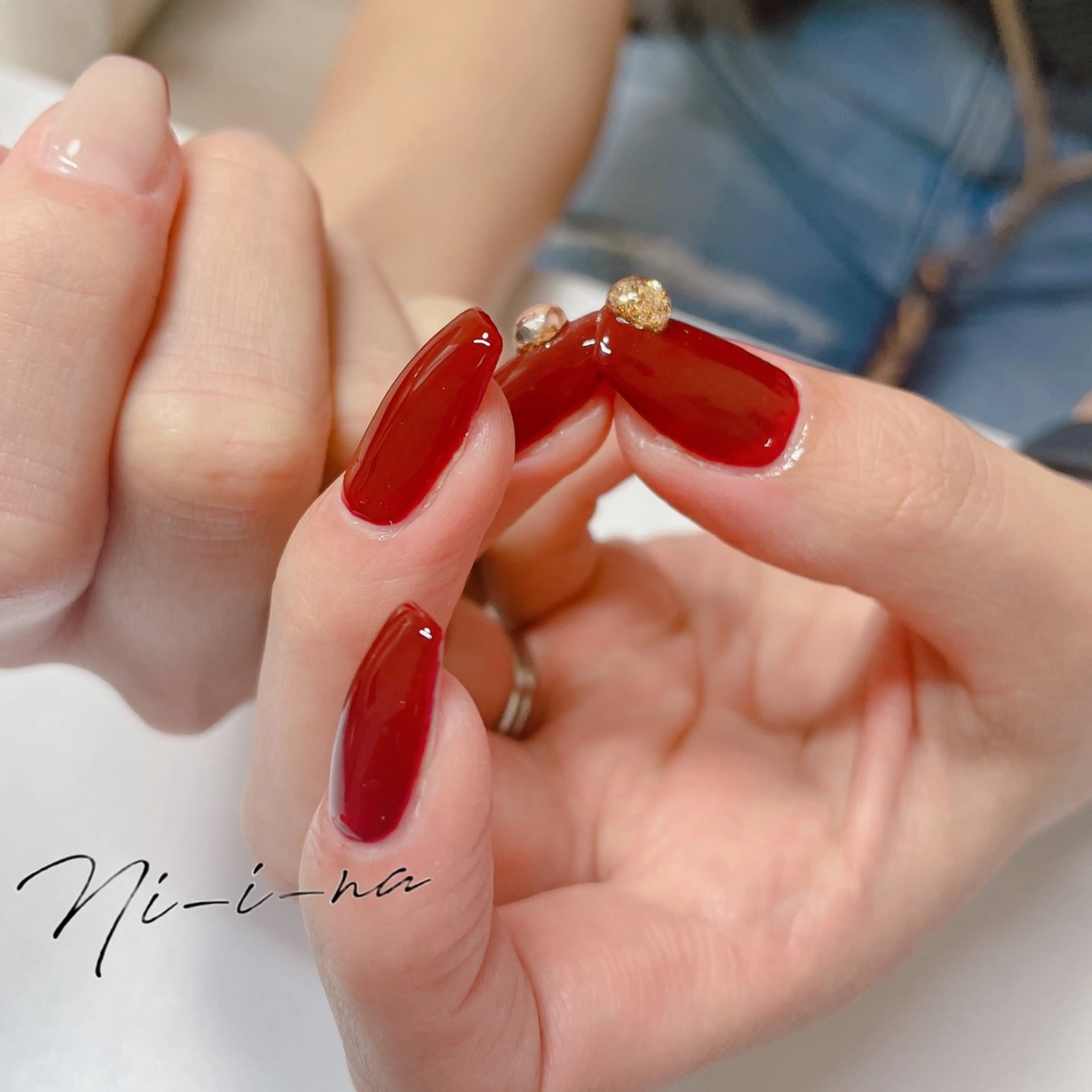 ネイル ハンドネイル nail salon Ni-i-naのネイルデザイン