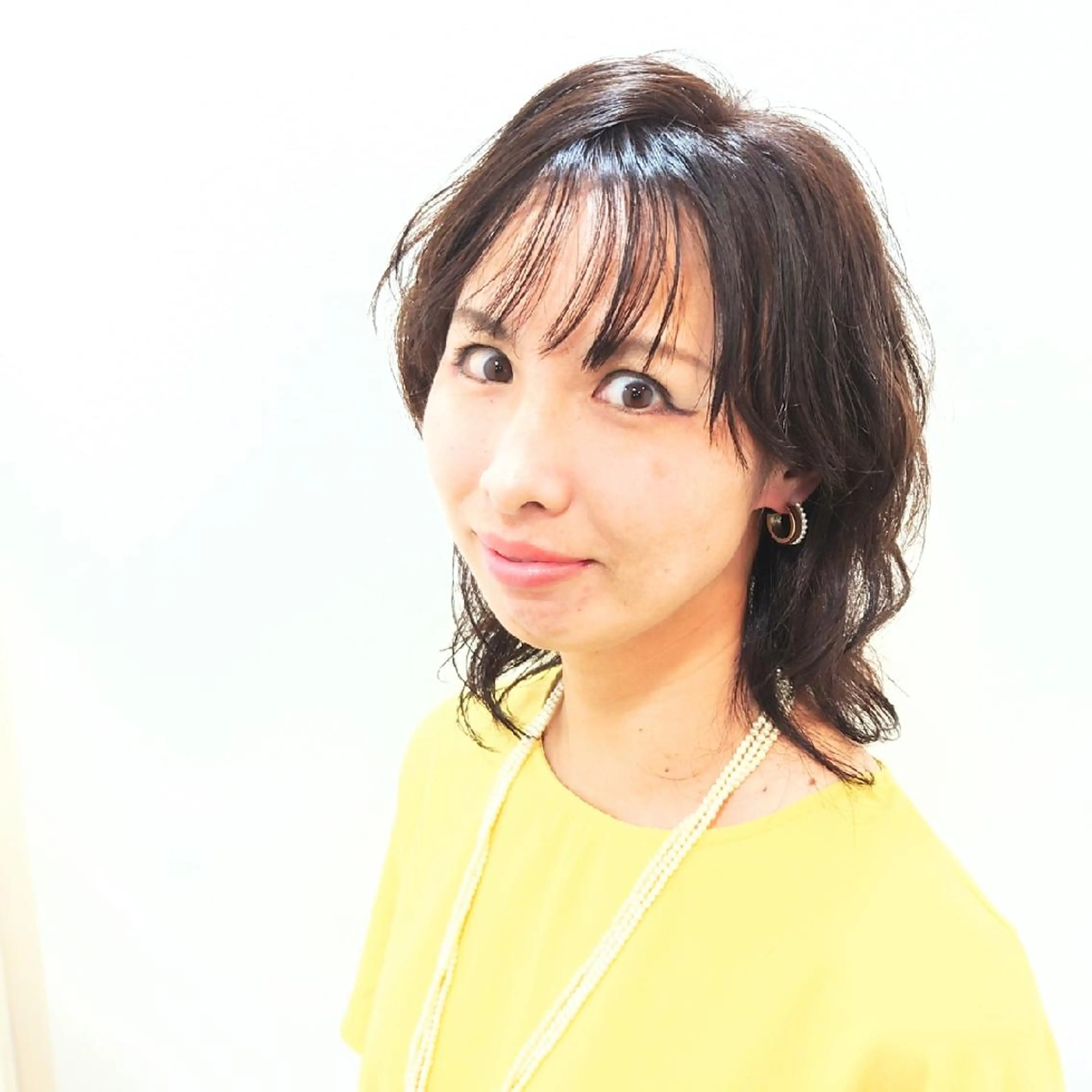 ミディアム カラー パーマ 美容室placer所属・髪質改善☆稲垣貴士 【プラセル】高蔵寺のヘアスタイル