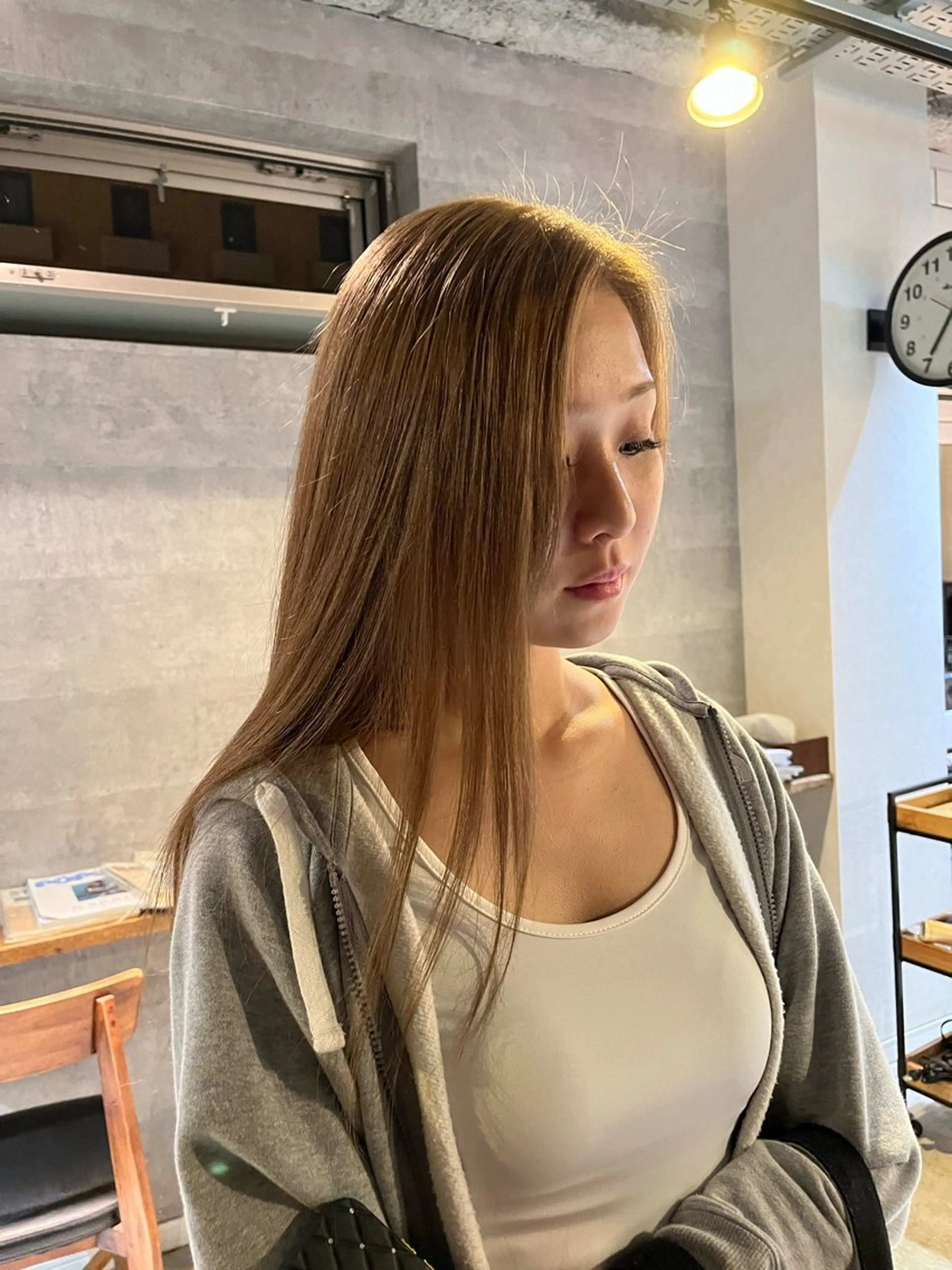 ロング the OSCAR所属・韓国ヘアスタイリスト Harukaのヘアスタイル