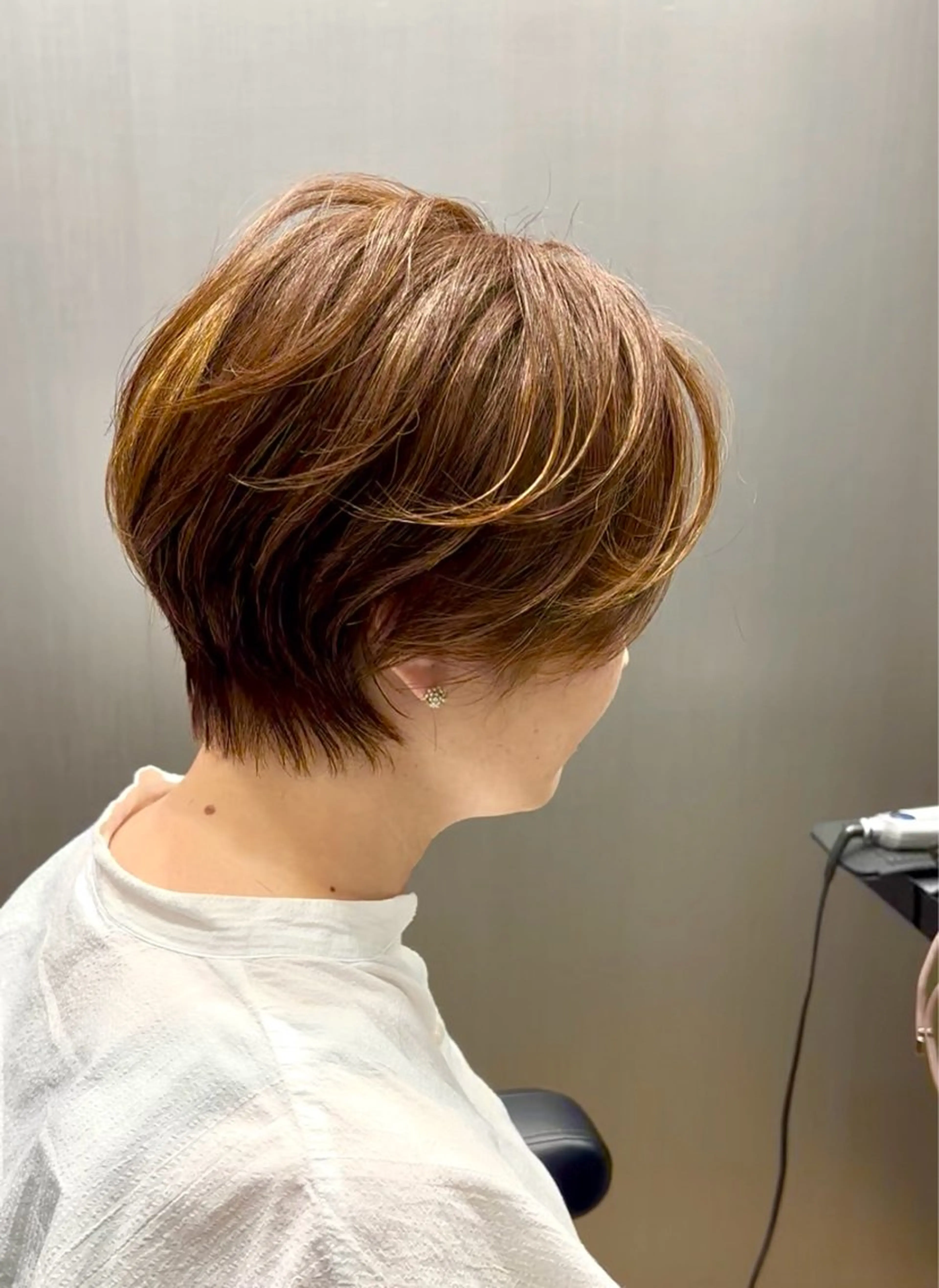 大人ショート+デジタルパーマの写真