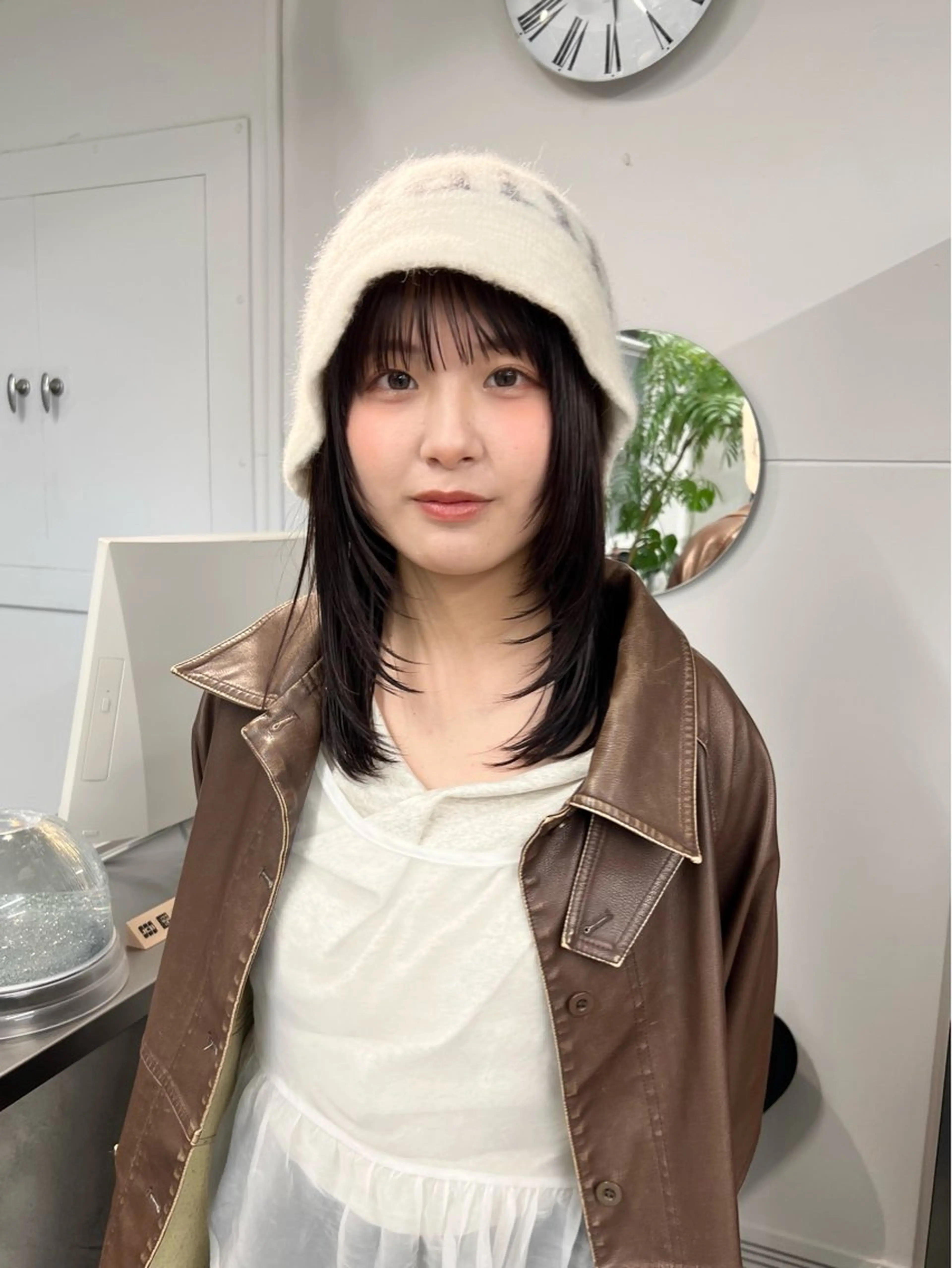 ミディアム カラー カット トリートメント 樫原裕二 /柔らかいカラーのヘアスタイル