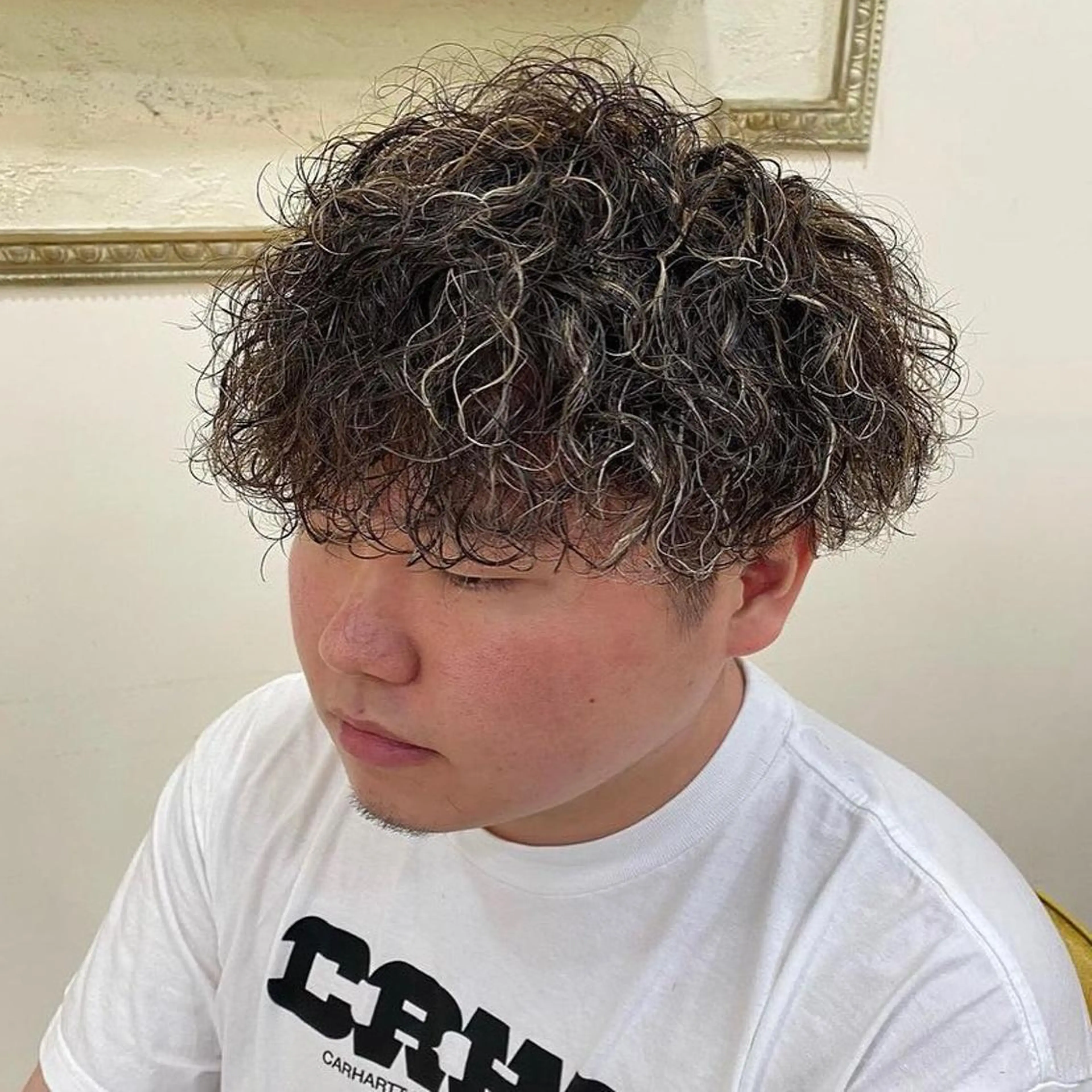 パーマ メンズ フェードカット メンズパーマ プードルパーマ メンズツイストパーマ ツイストスパイラルパーマ 年間2000名担当◎ パーマ職人/仲原佑樹のヘアスタイル