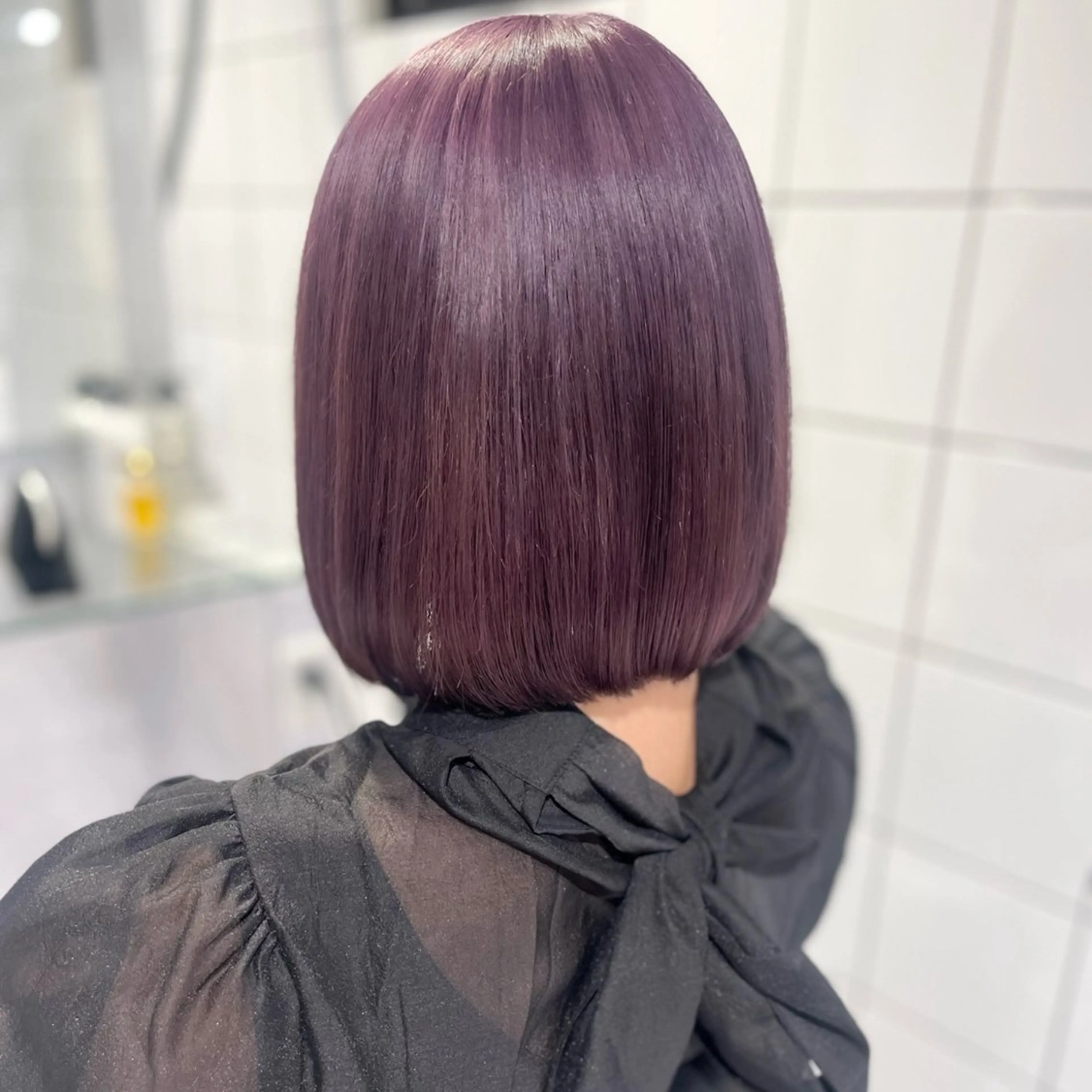 ショート カラー ヘアカラー 🫧うる艶トレンド 🫧透明感カラーのヘアスタイル