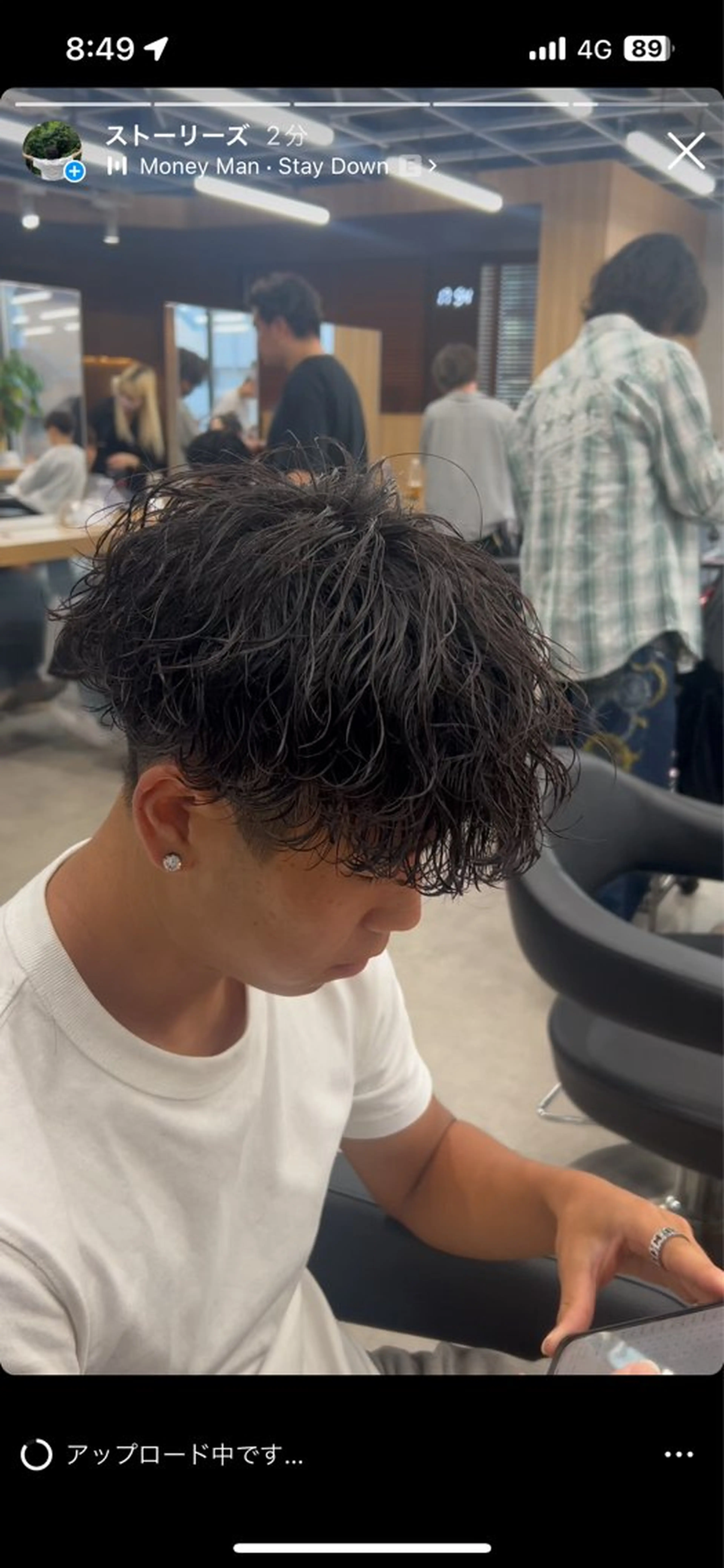 パーマ メンズ カット パーマ トリートメント ヘッドスパ ヘアセット イケメン製造機 🔥上原沙羅🔥のヘアスタイル