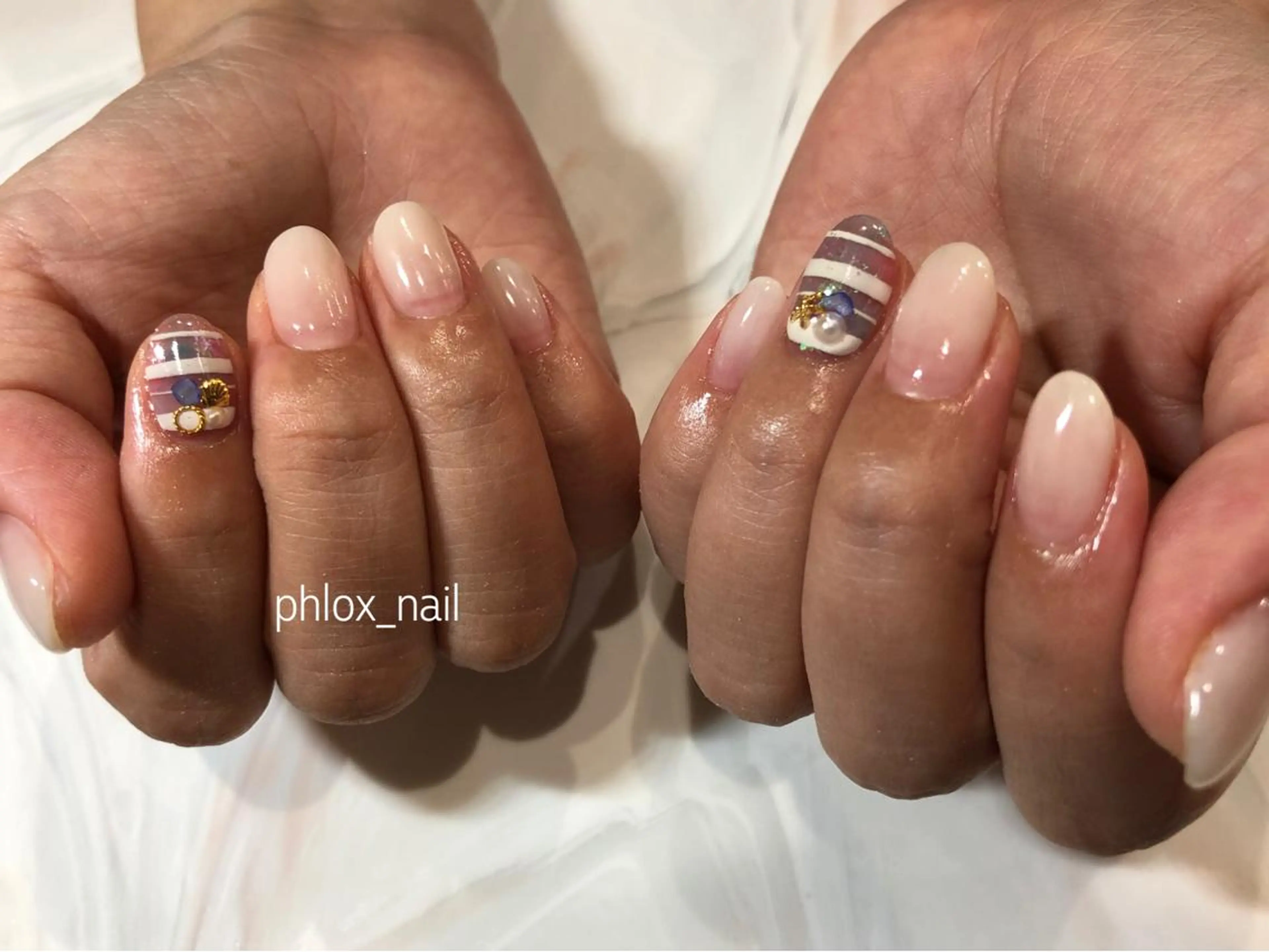 ネイル s/w ＿shokoのネイルデザイン