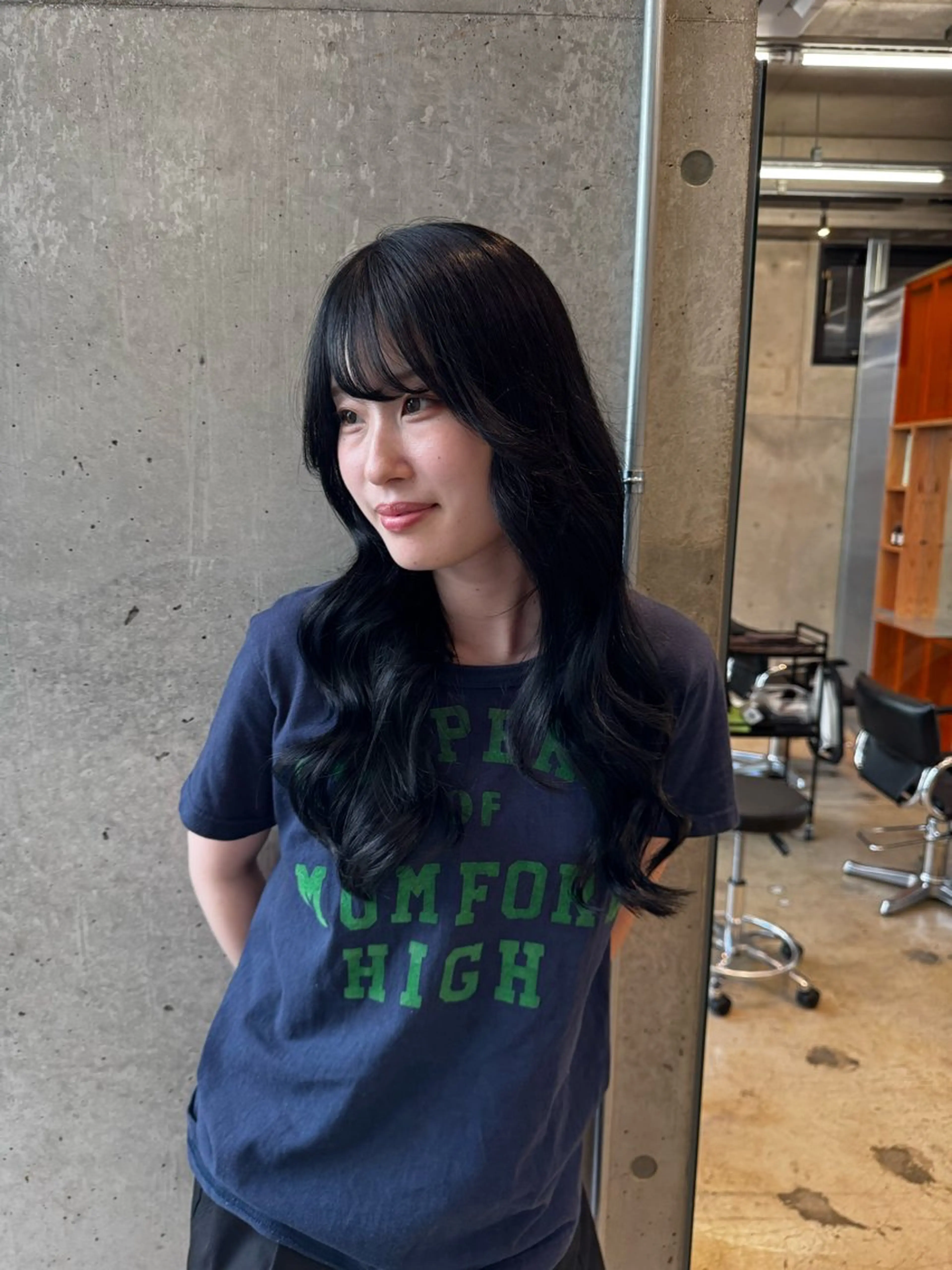 カラー 黒髪 ブリーチ ヘアカラー sora/ハイトーン /透明感カラー🫧のヘアスタイル