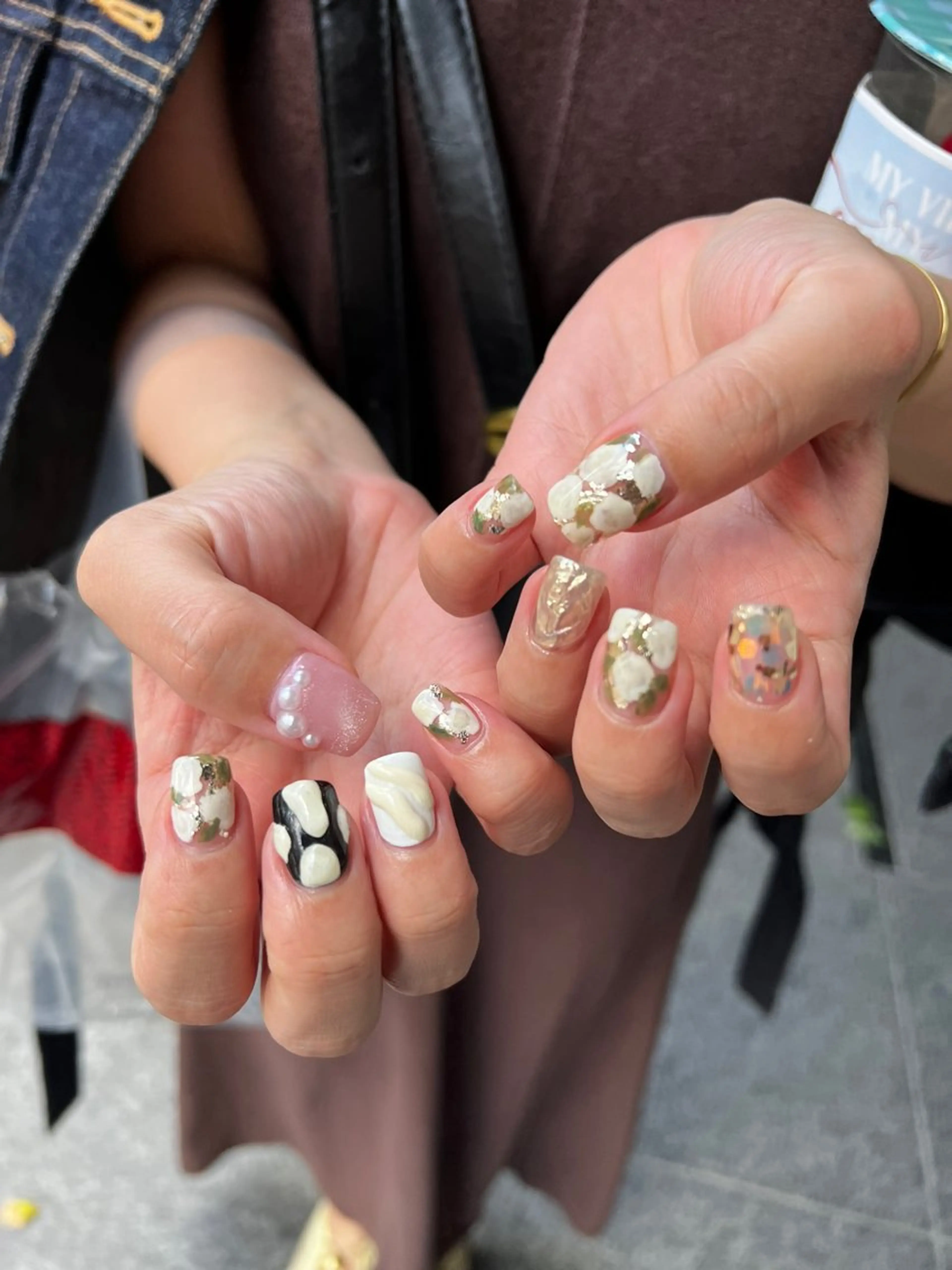 ネイル ハンドネイル 🧁🥕 asukaのネイルデザイン